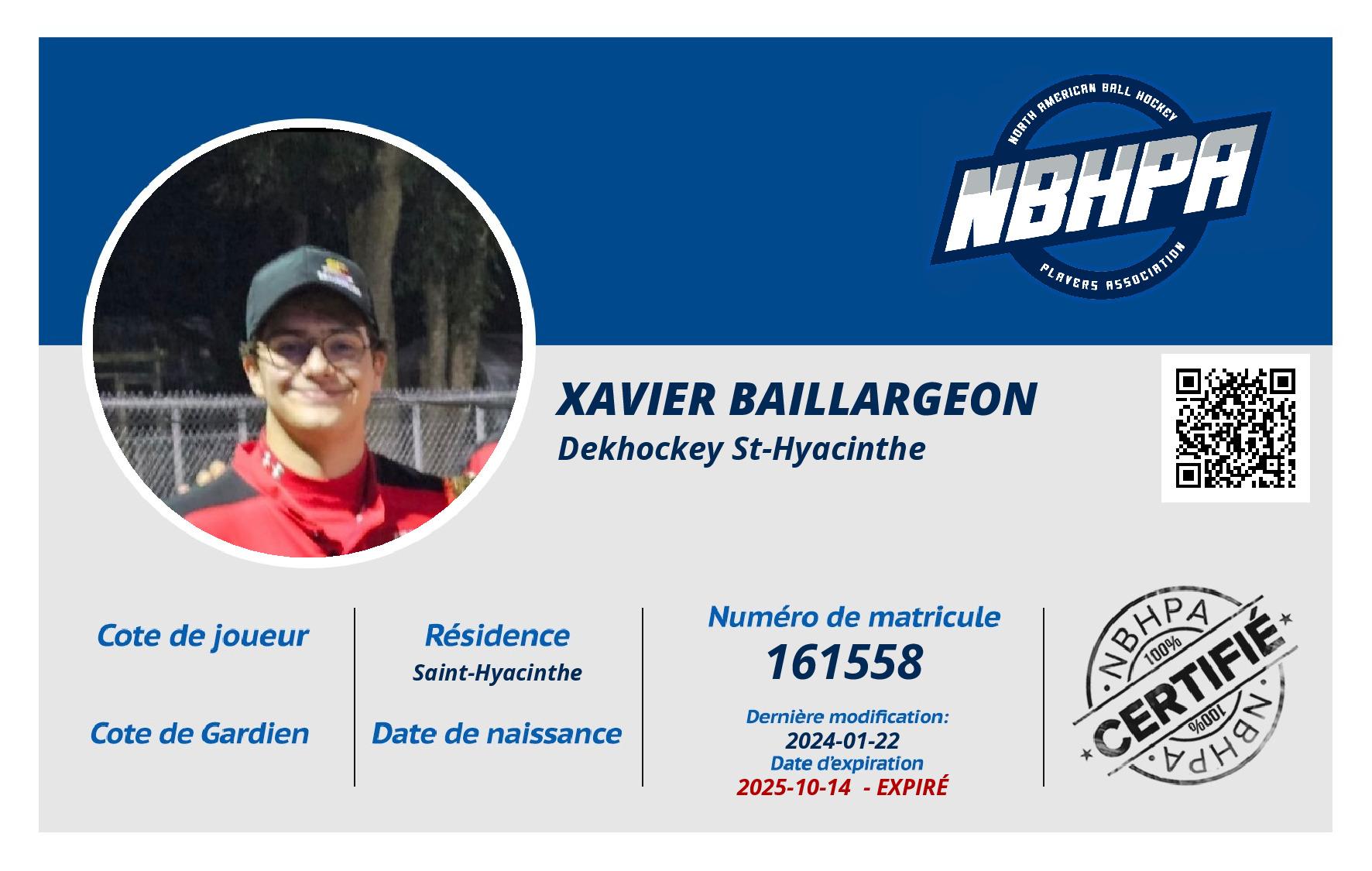Xavier Baillargeon