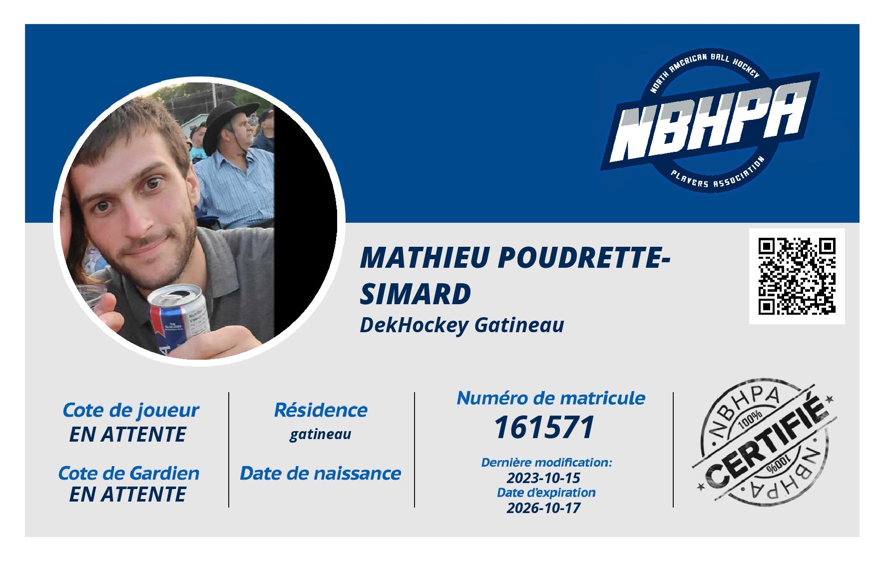 Mathieu Poudrette-Simard