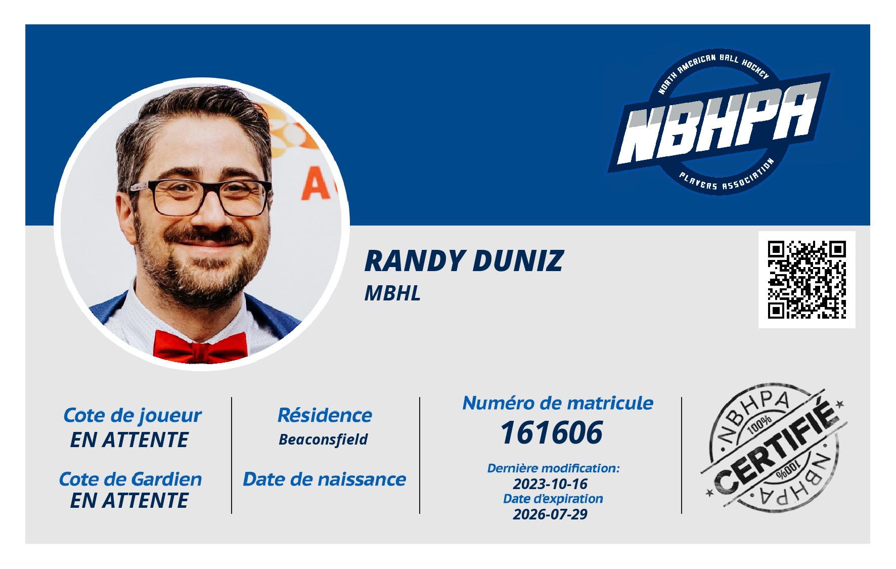 Randy Duniz