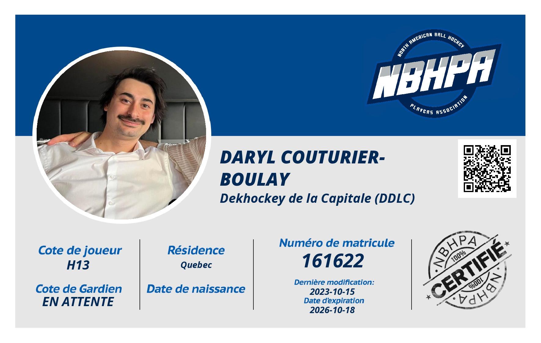 Daryl Couturier-Boulay