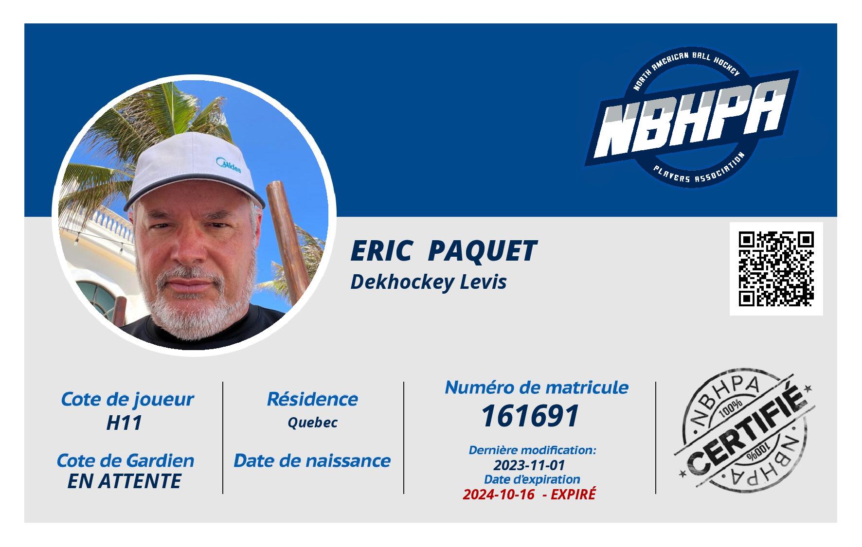 Eric  Paquet