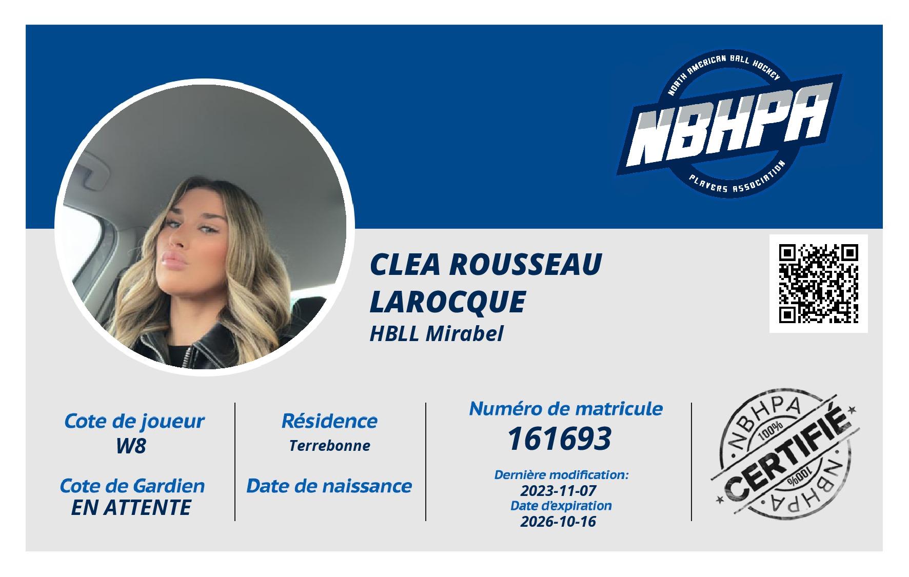 Clea Rousseau Larocque