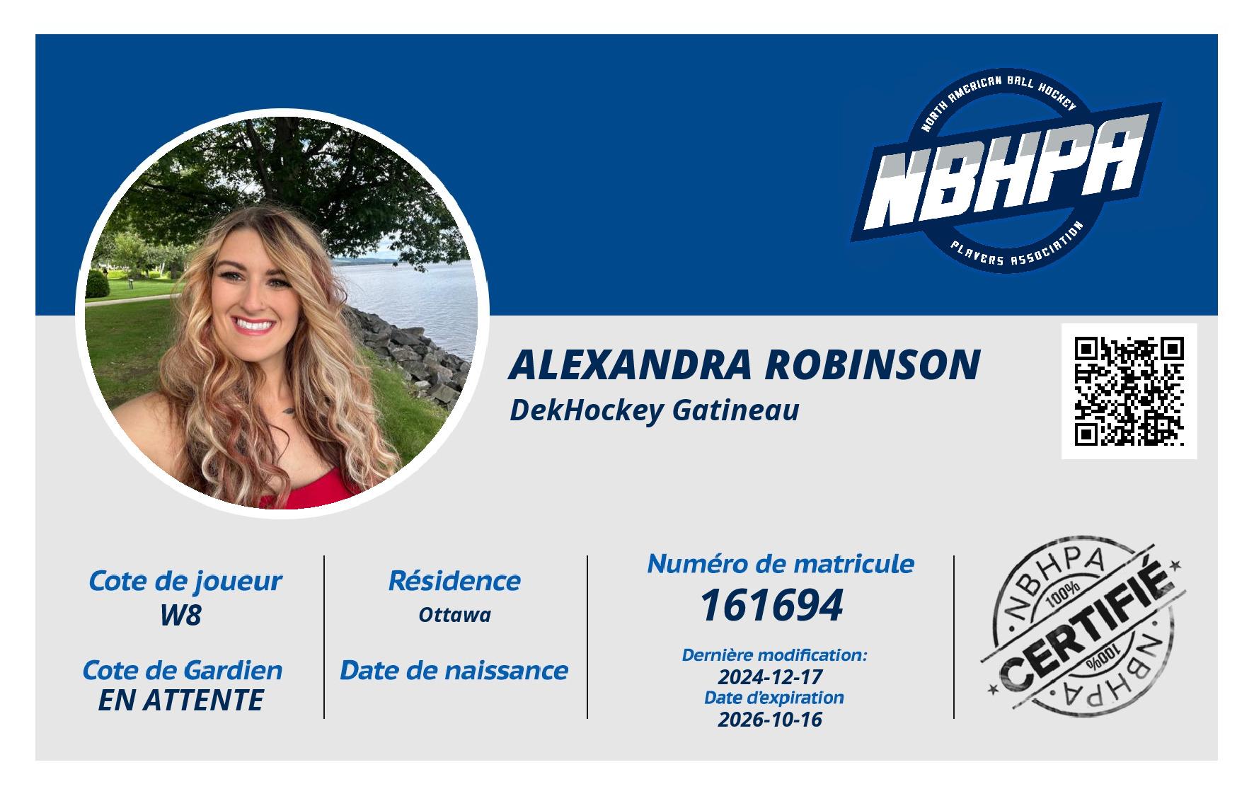 Alexandra Robinson