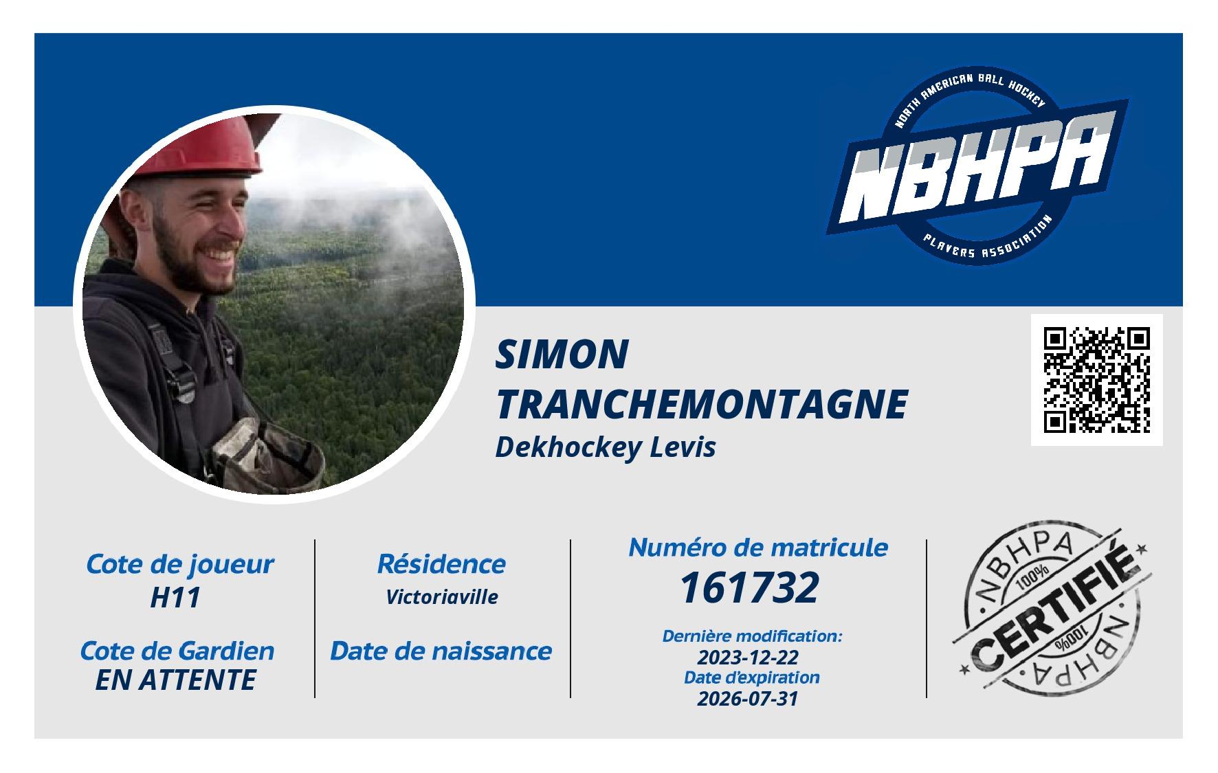 Simon  Tranchemontagne