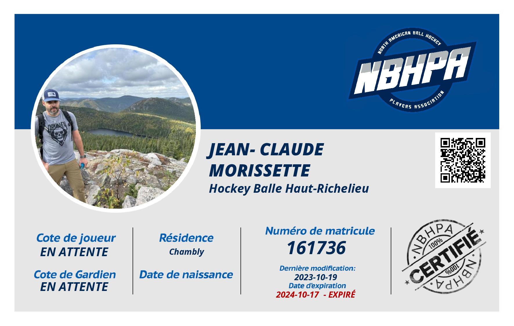 Jean- Claude  Morissette