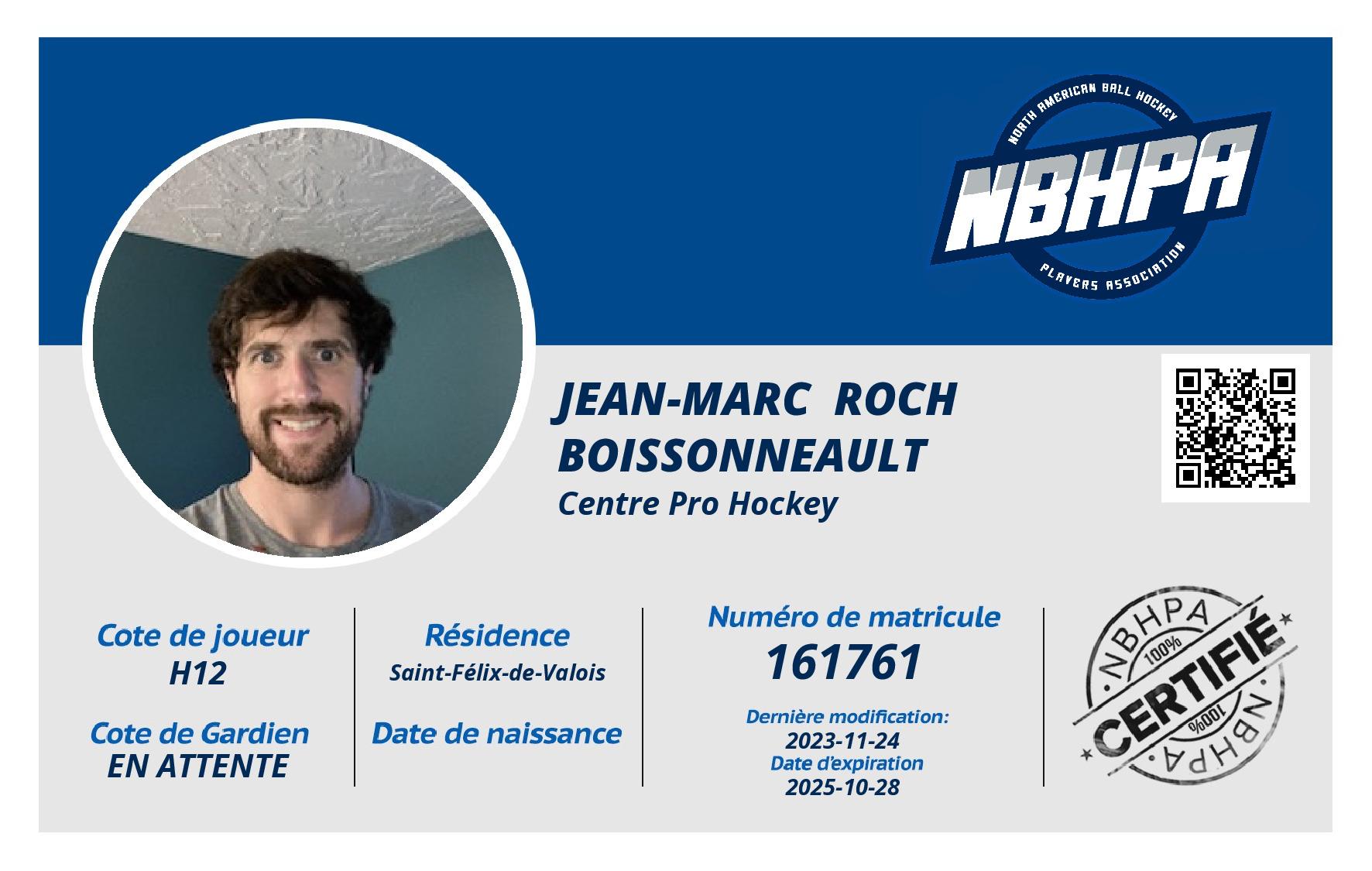 Jean-Marc  Roch Boissonneault 
