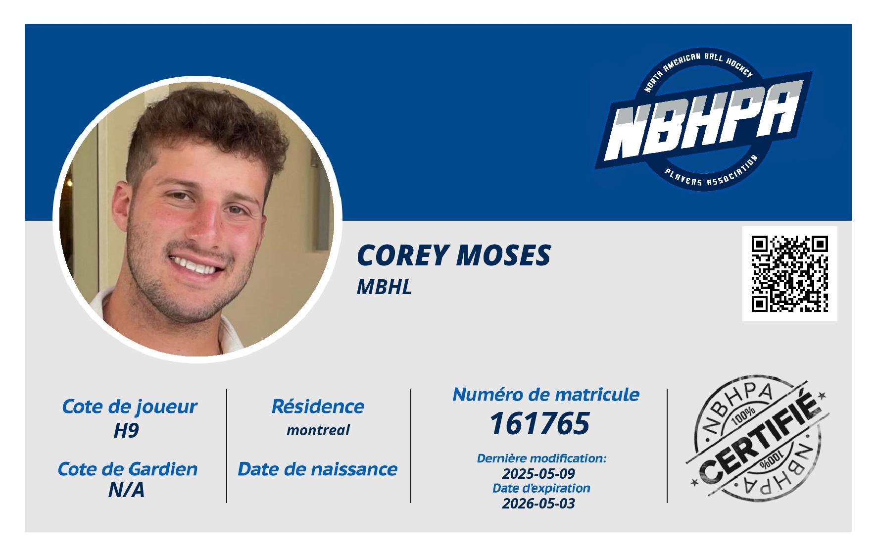 Corey Moses