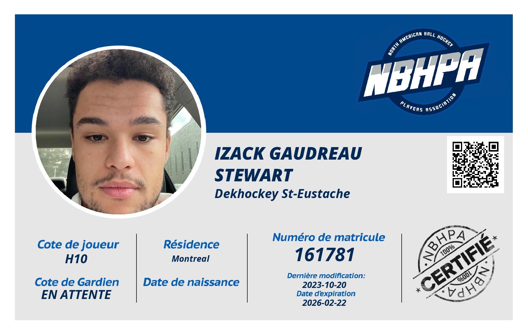 Izack Gaudreau Stewart