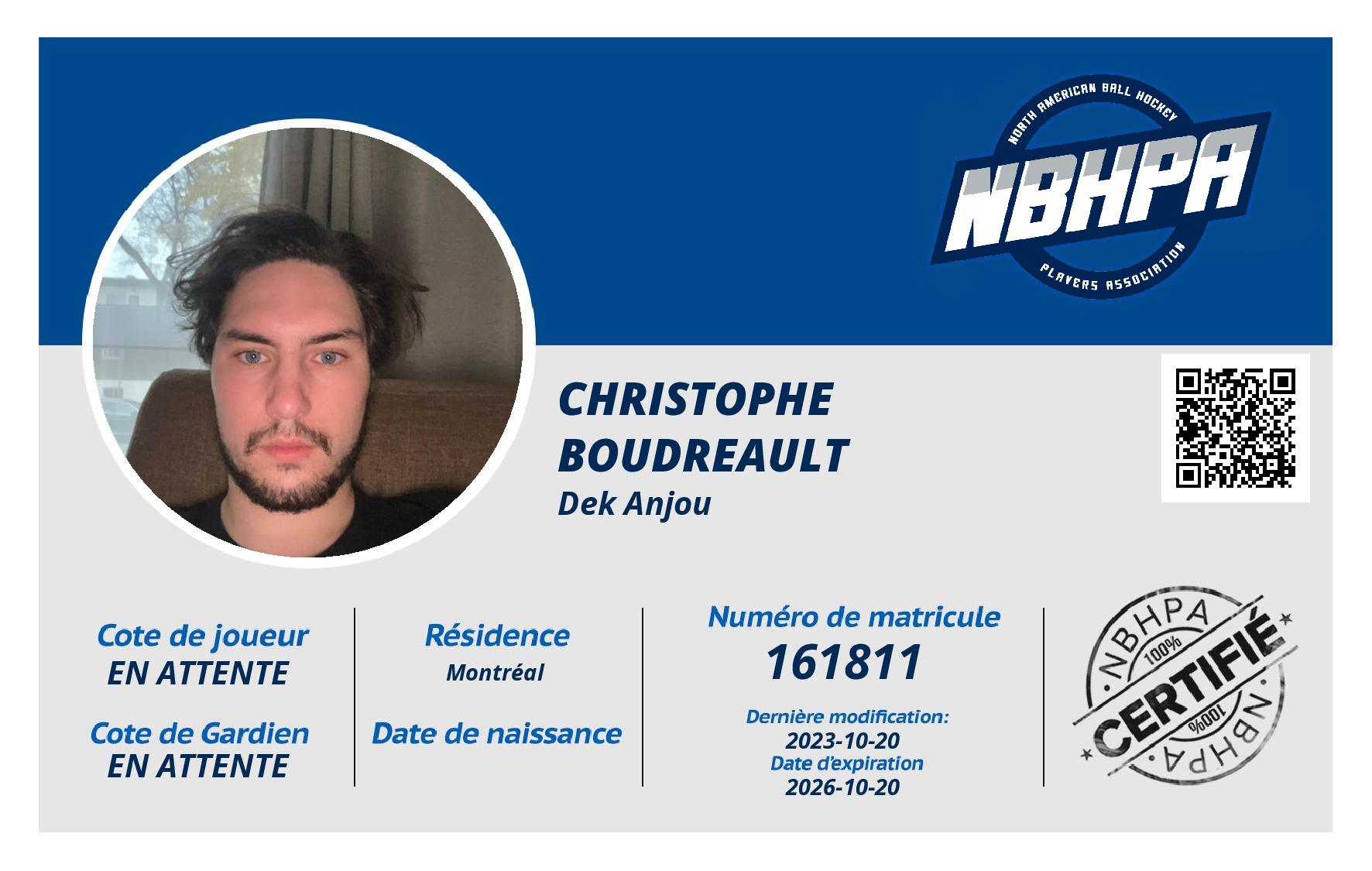 Christophe Boudreault