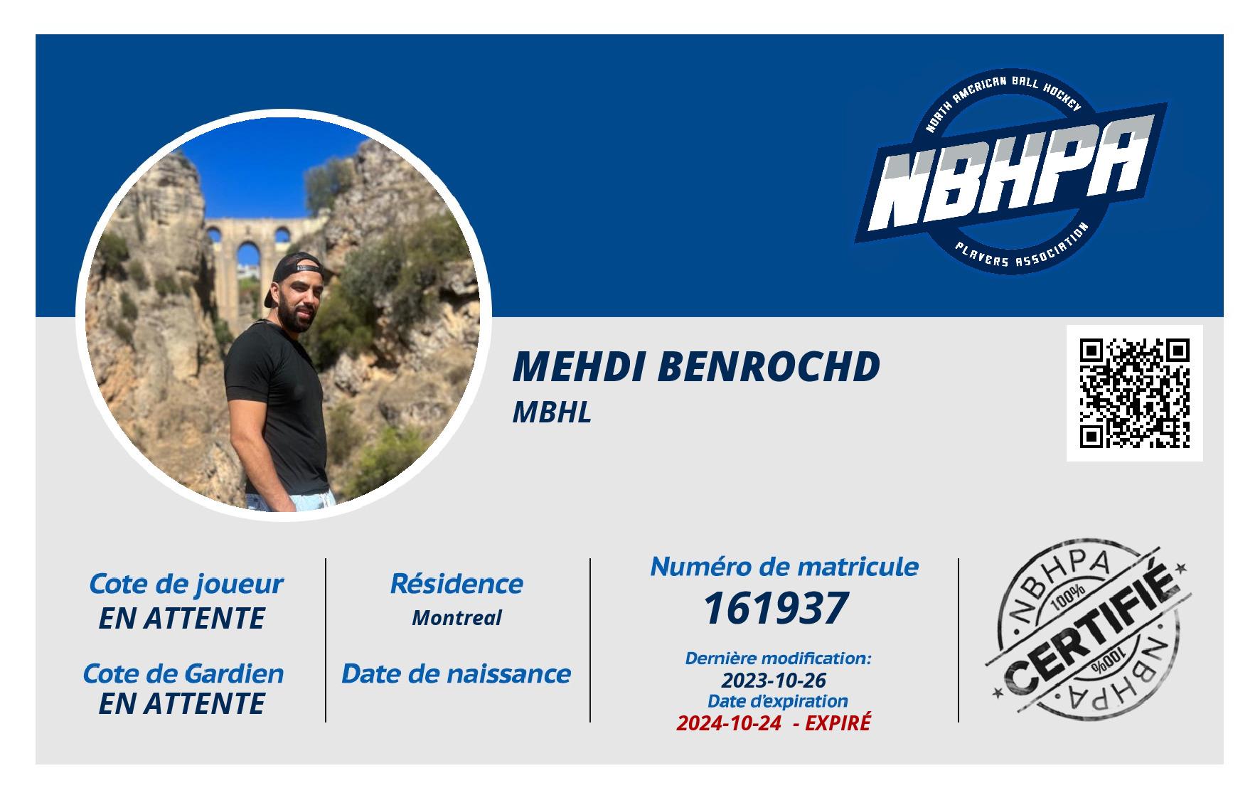 Mehdi Benrochd