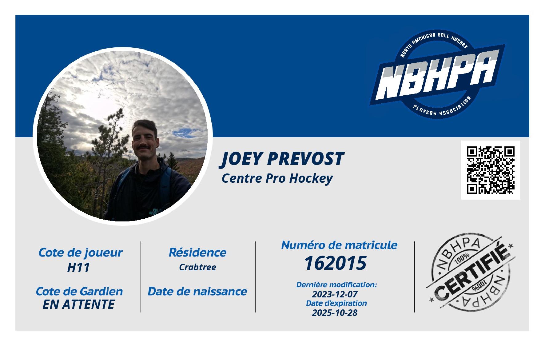 Joey Prevost