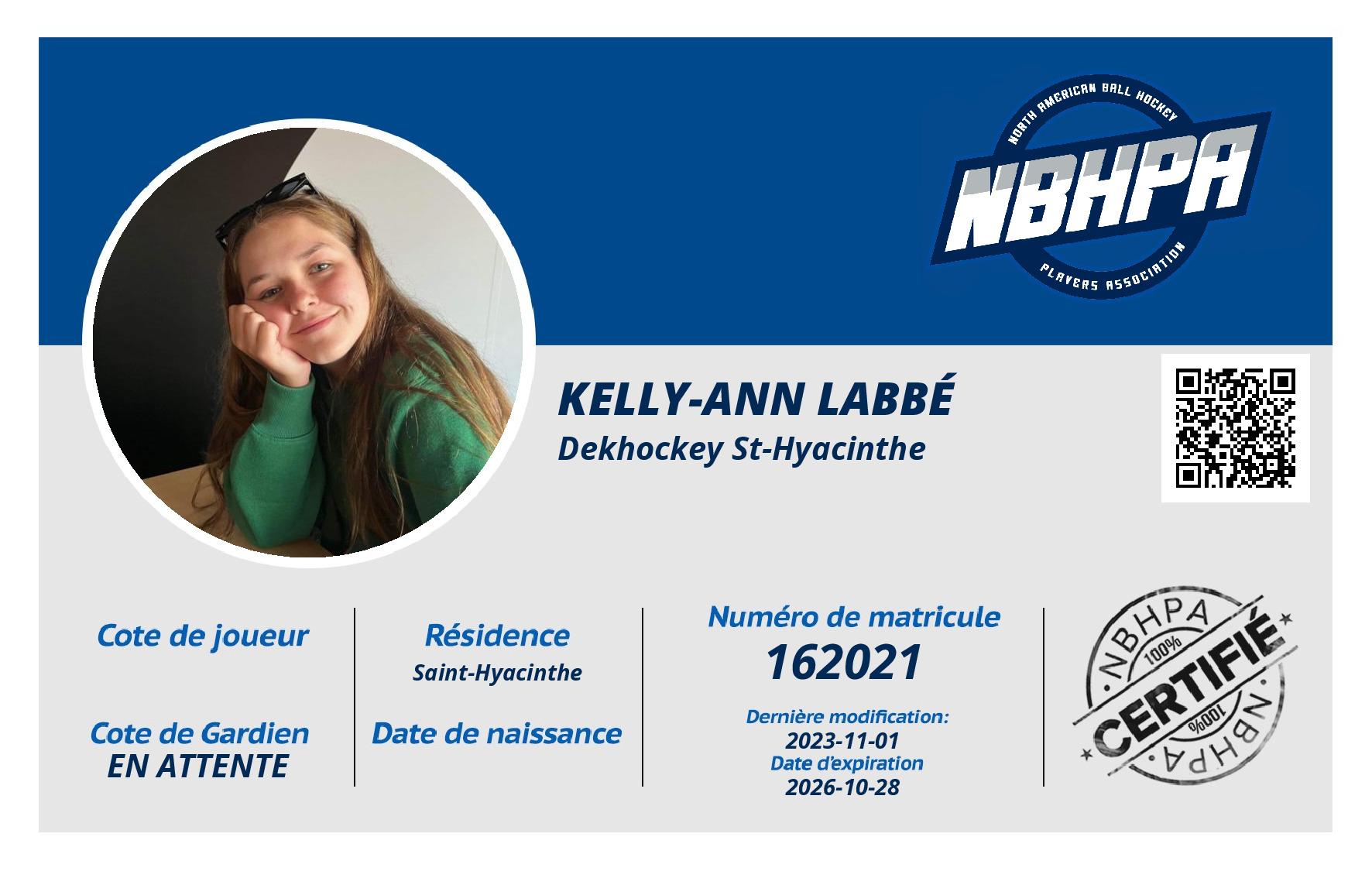 kelly-ann Labbé