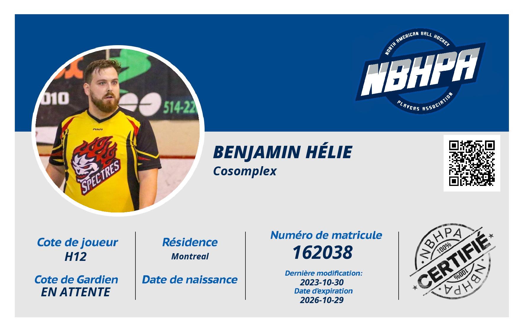 Benjamin Hélie
