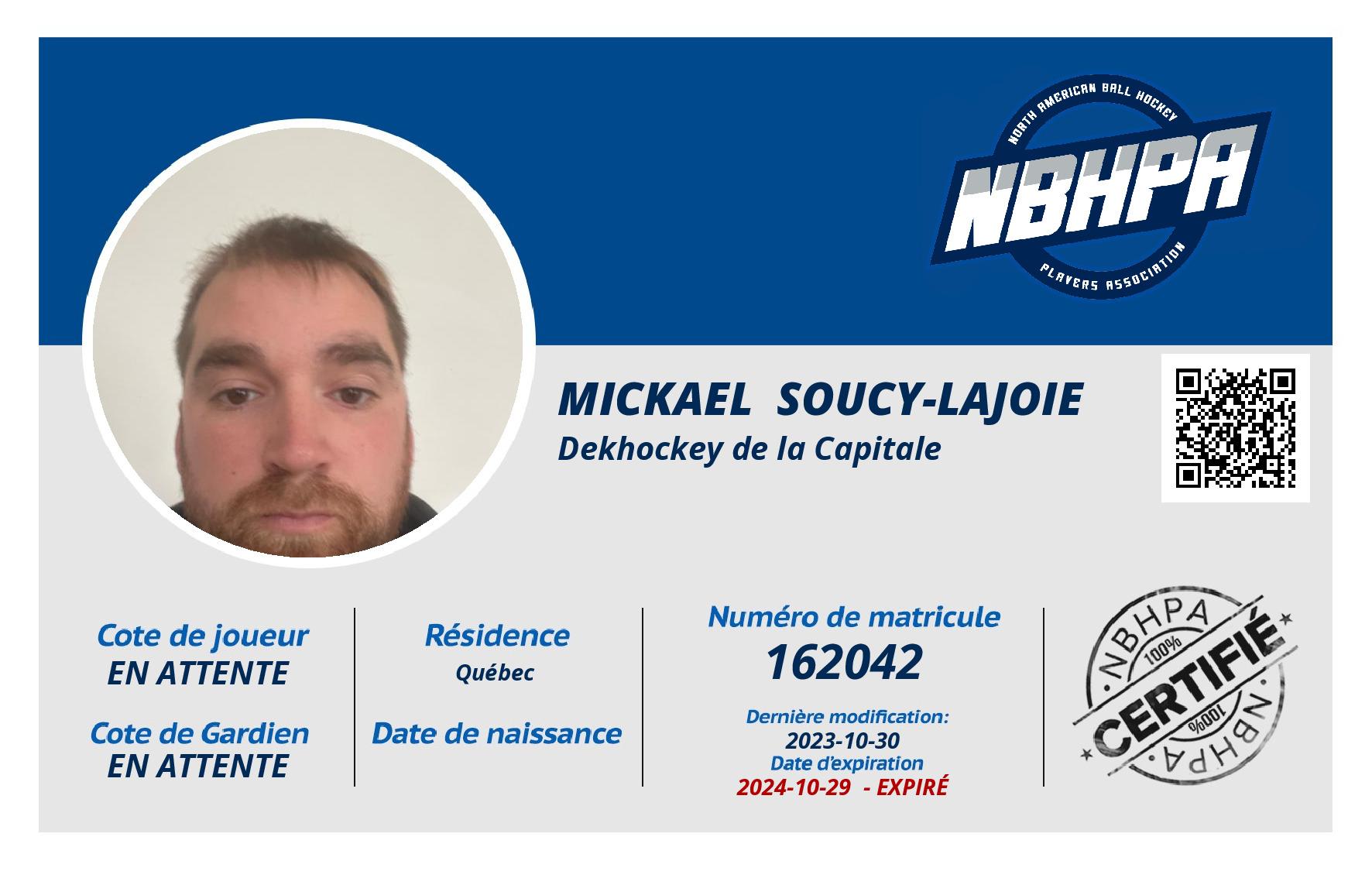 Mickael  Soucy-Lajoie