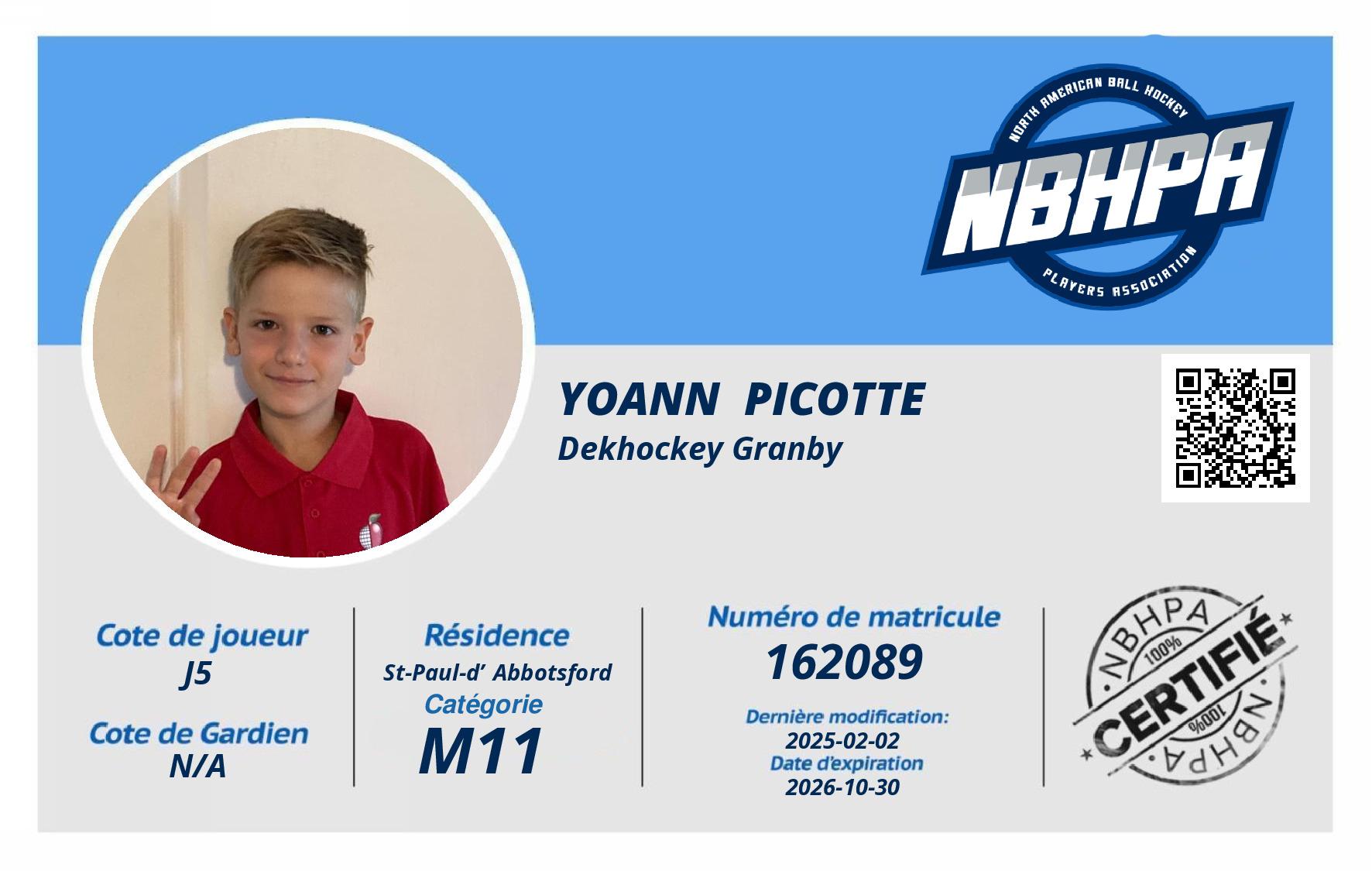 Yoann  Picotte
