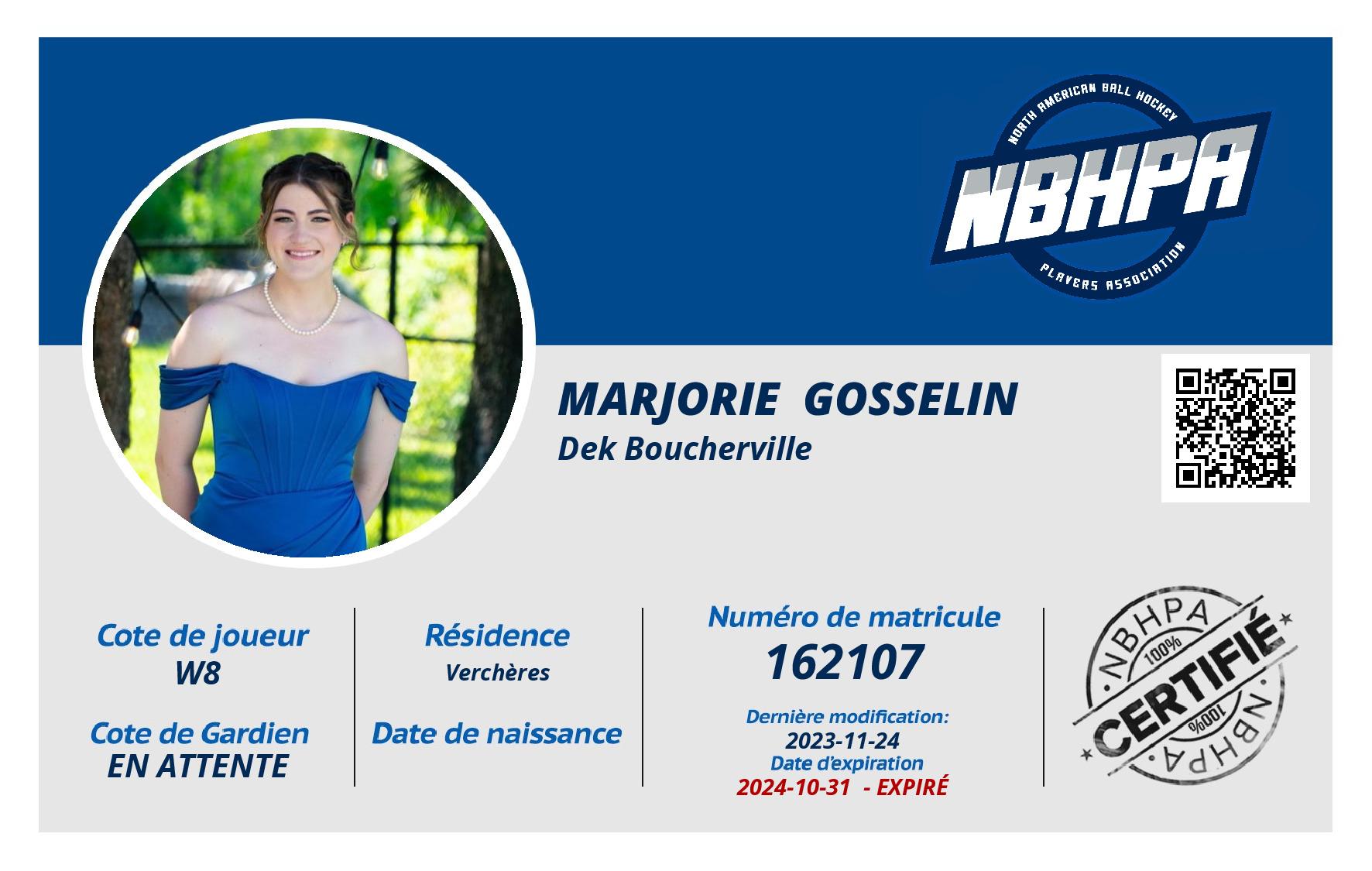Marjorie  Gosselin