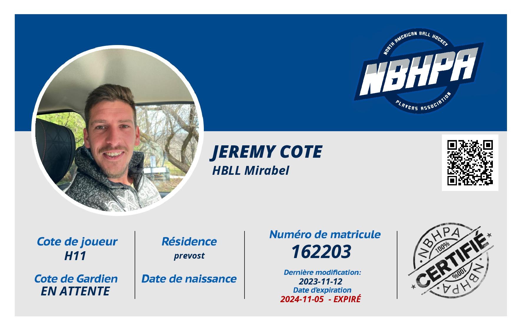 Jeremy Cote