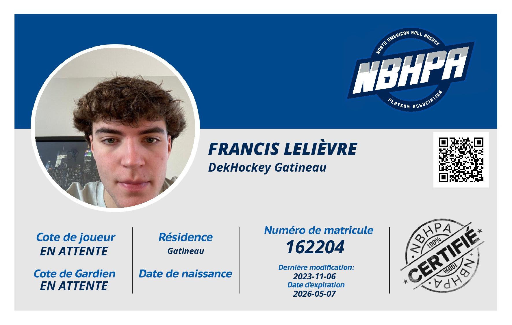 Francis Lelièvre