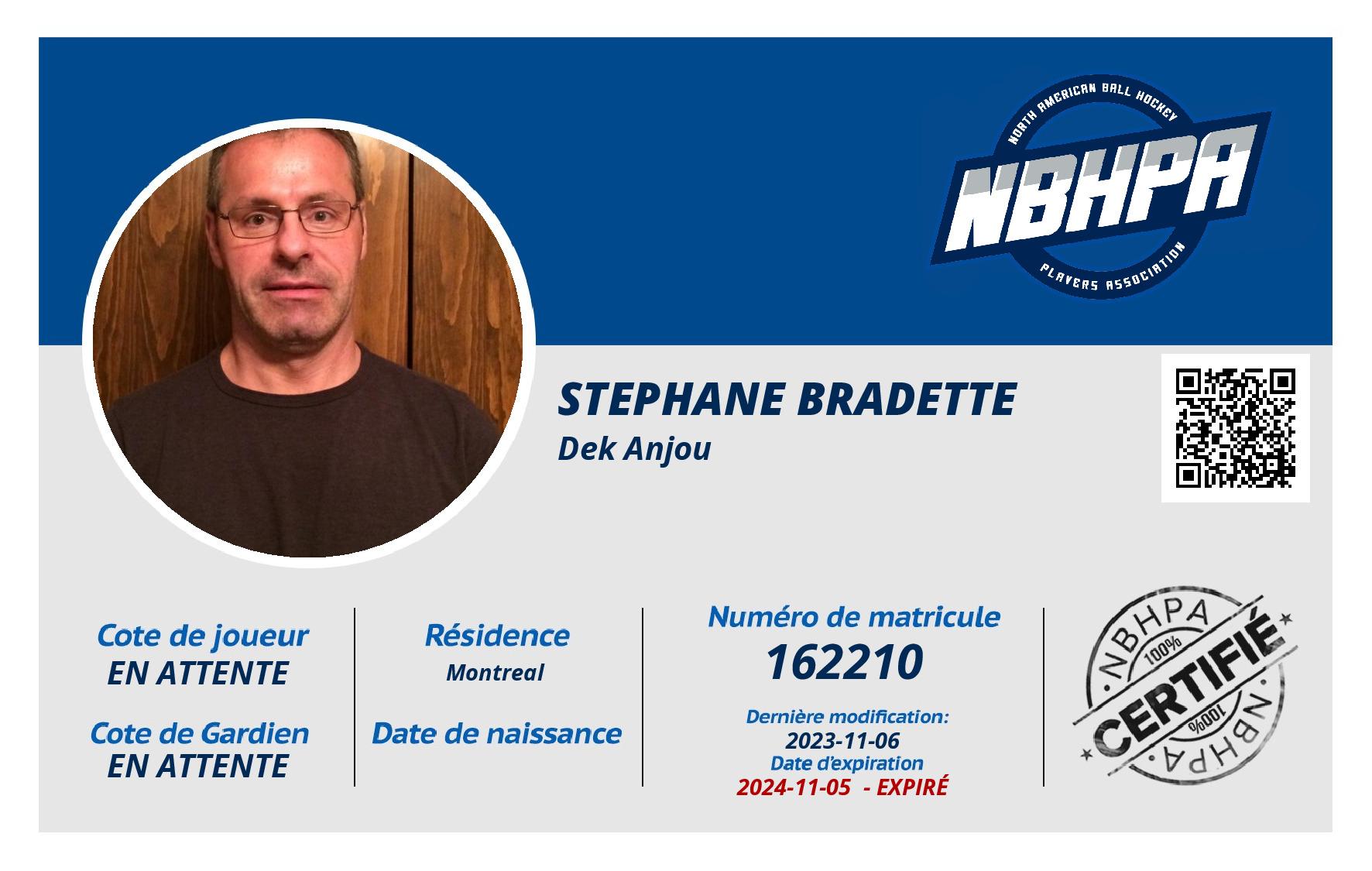 Stephane Bradette
