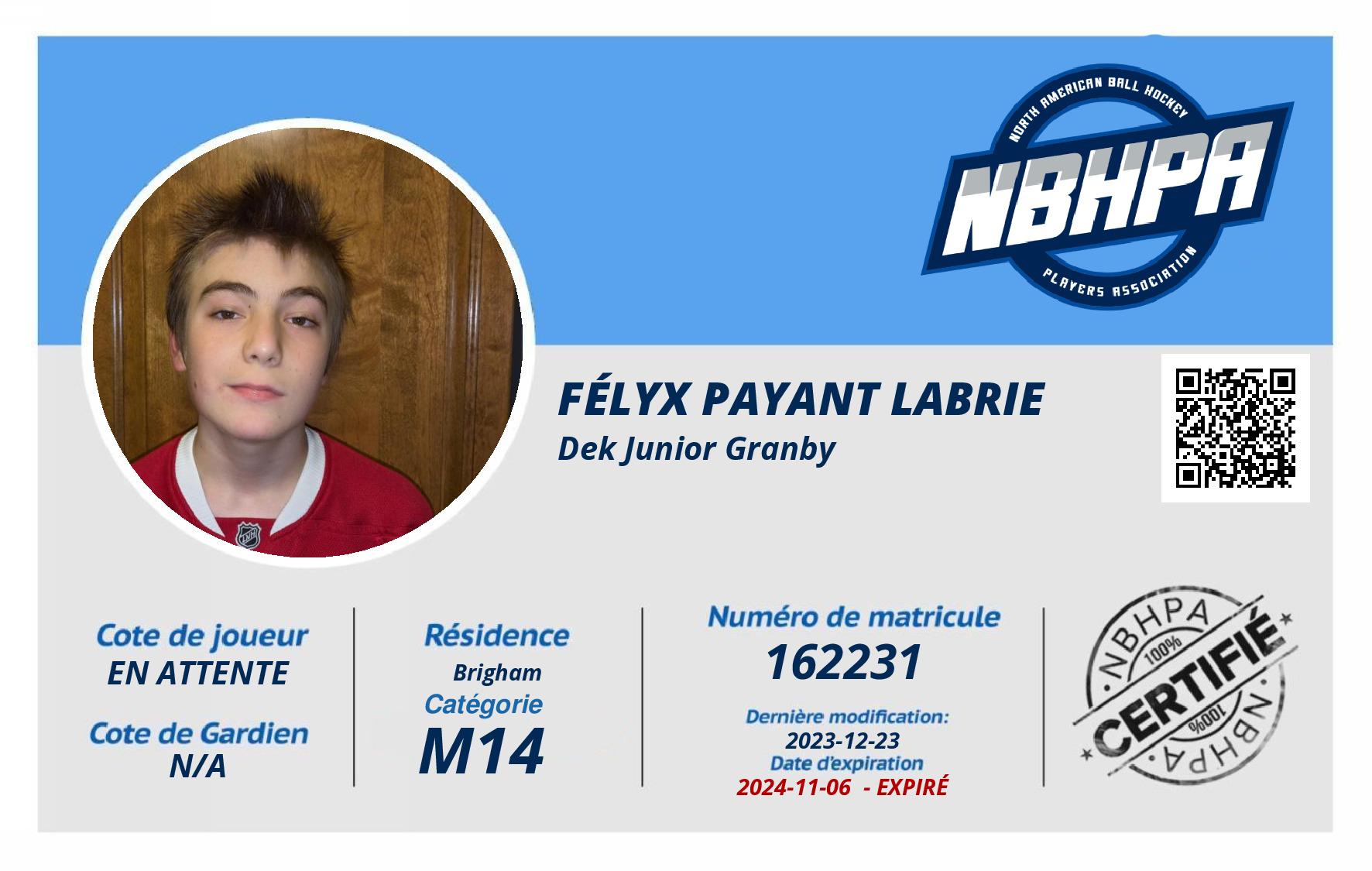 Félyx Payant Labrie