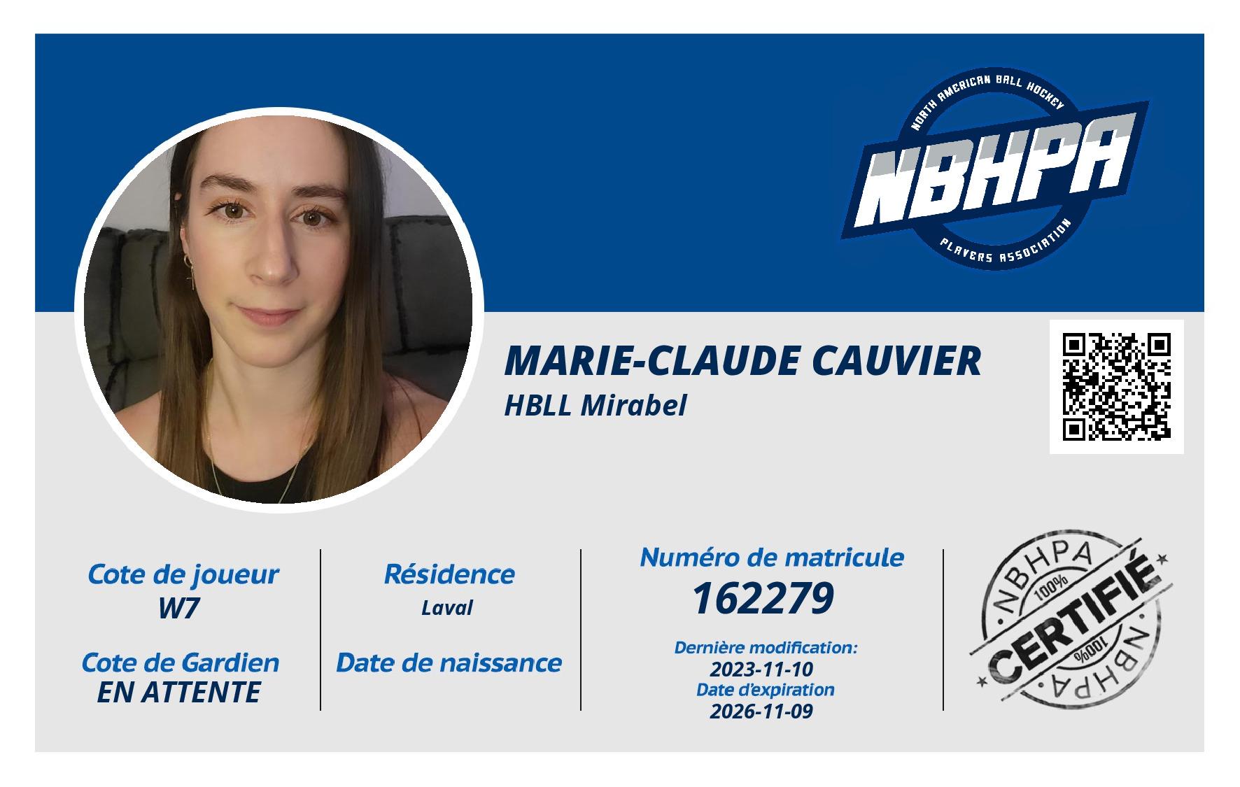 Marie-Claude Cauvier