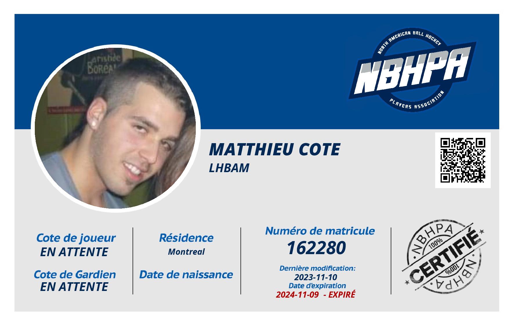 Matthieu Cote