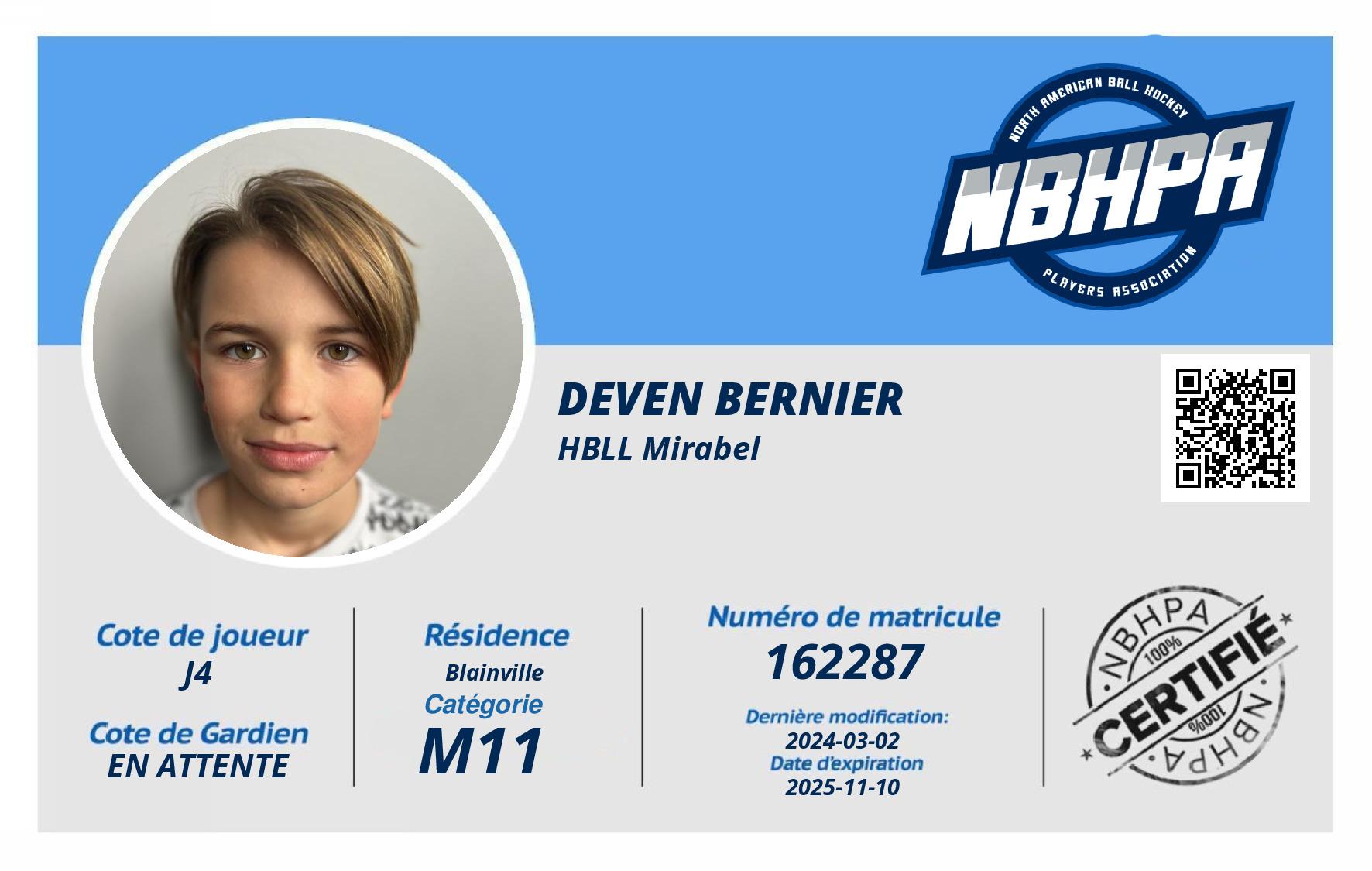 Deven Bernier 