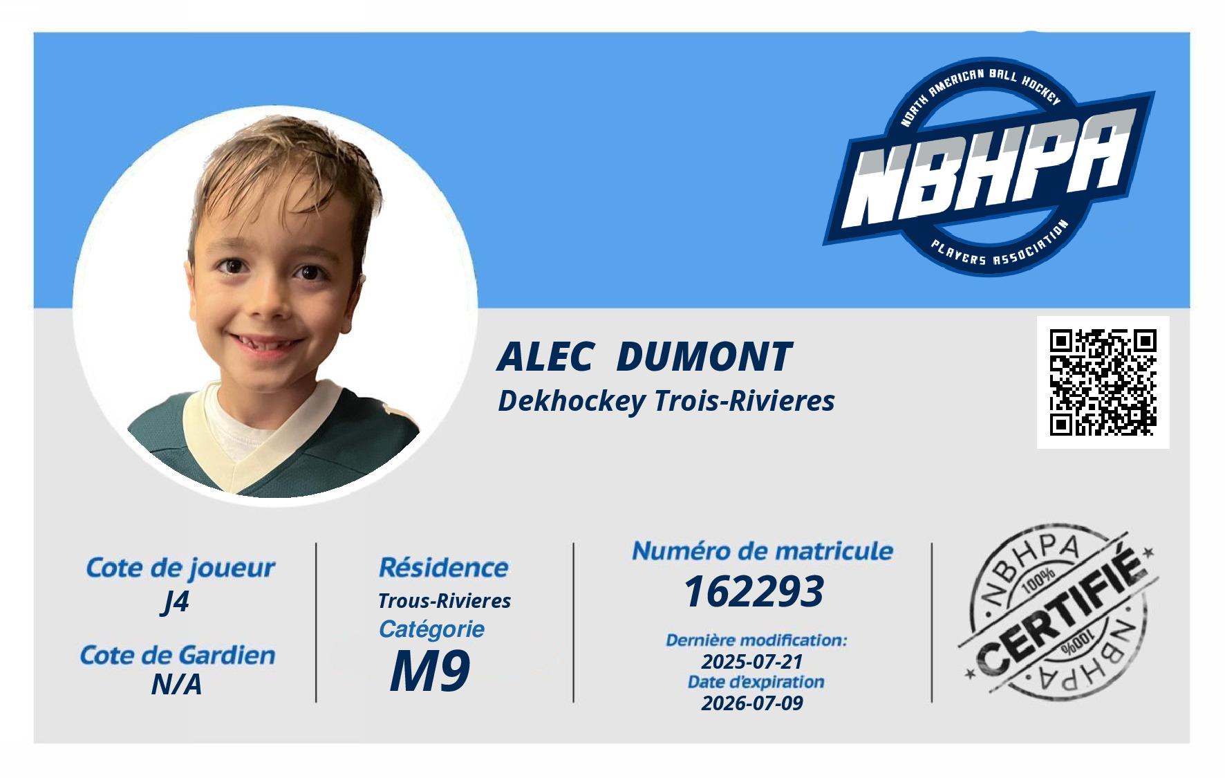 Alec  Dumont