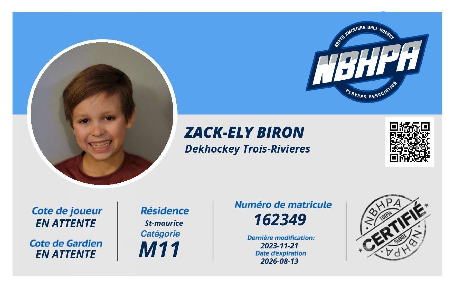 Zack-ely Biron