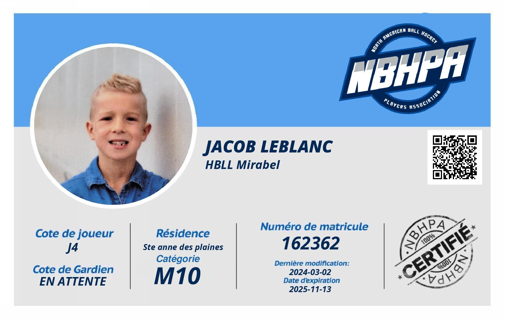 Jacob Leblanc