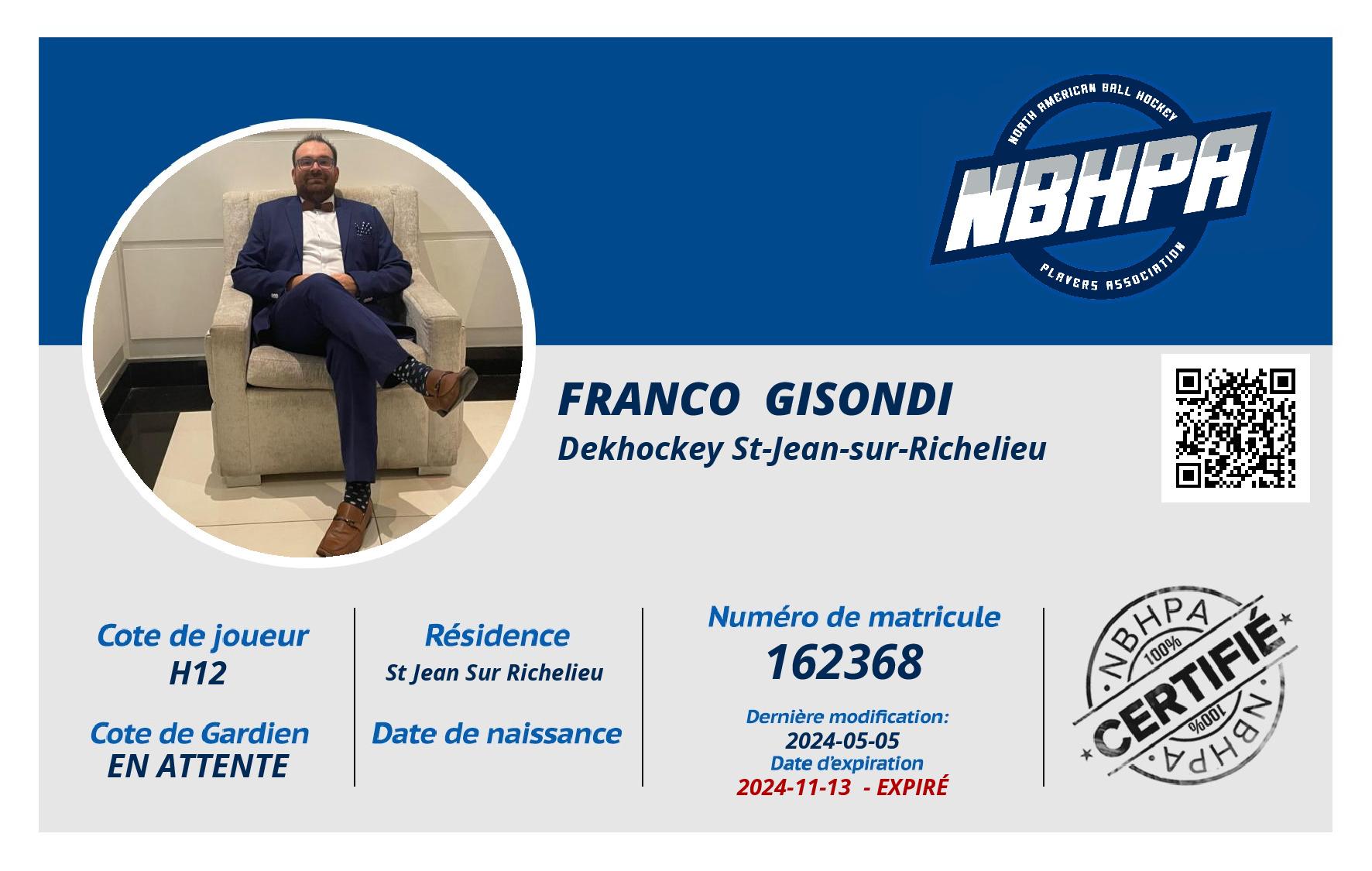 Franco  Gisondi 