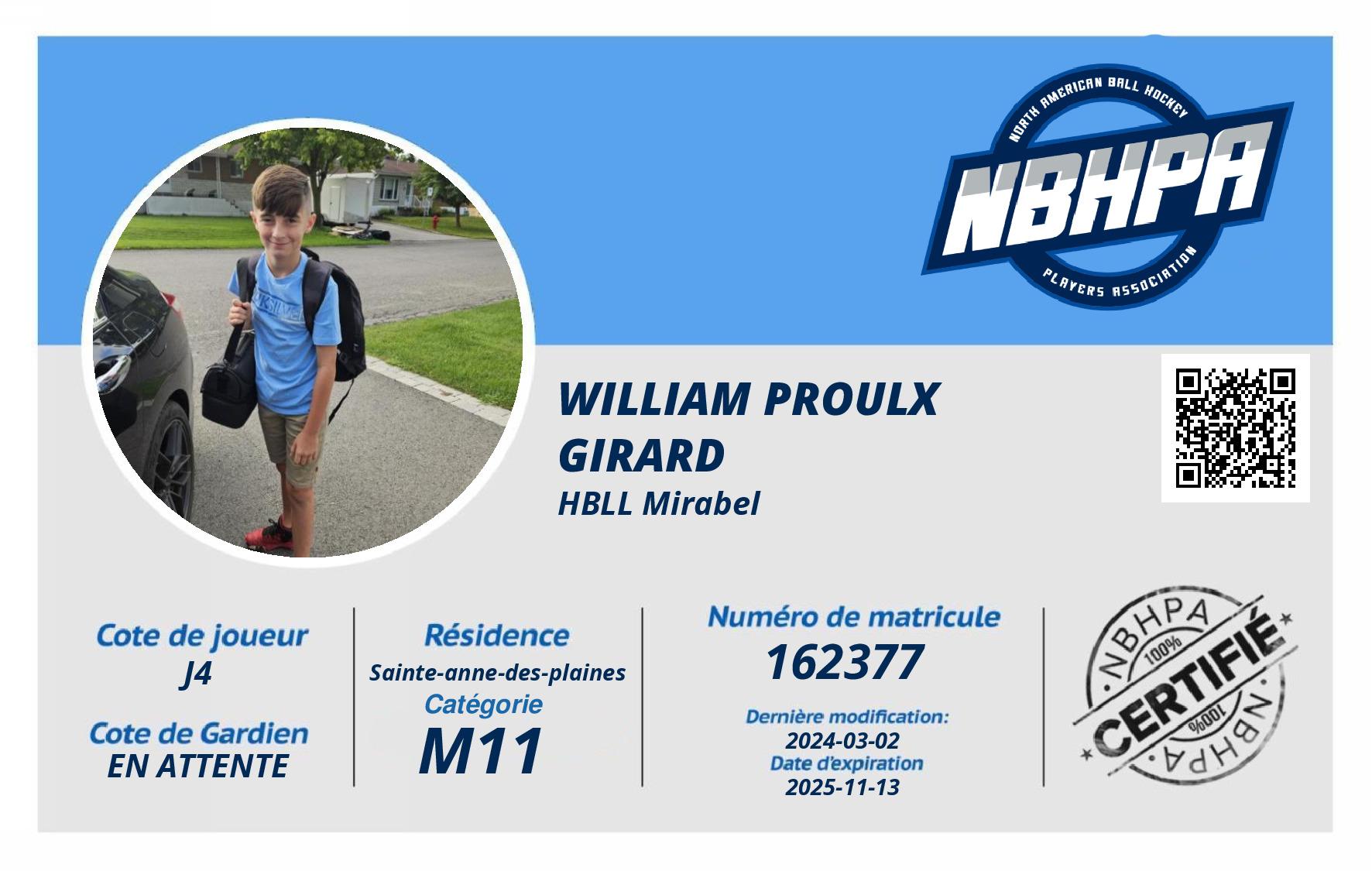 William Proulx Girard 