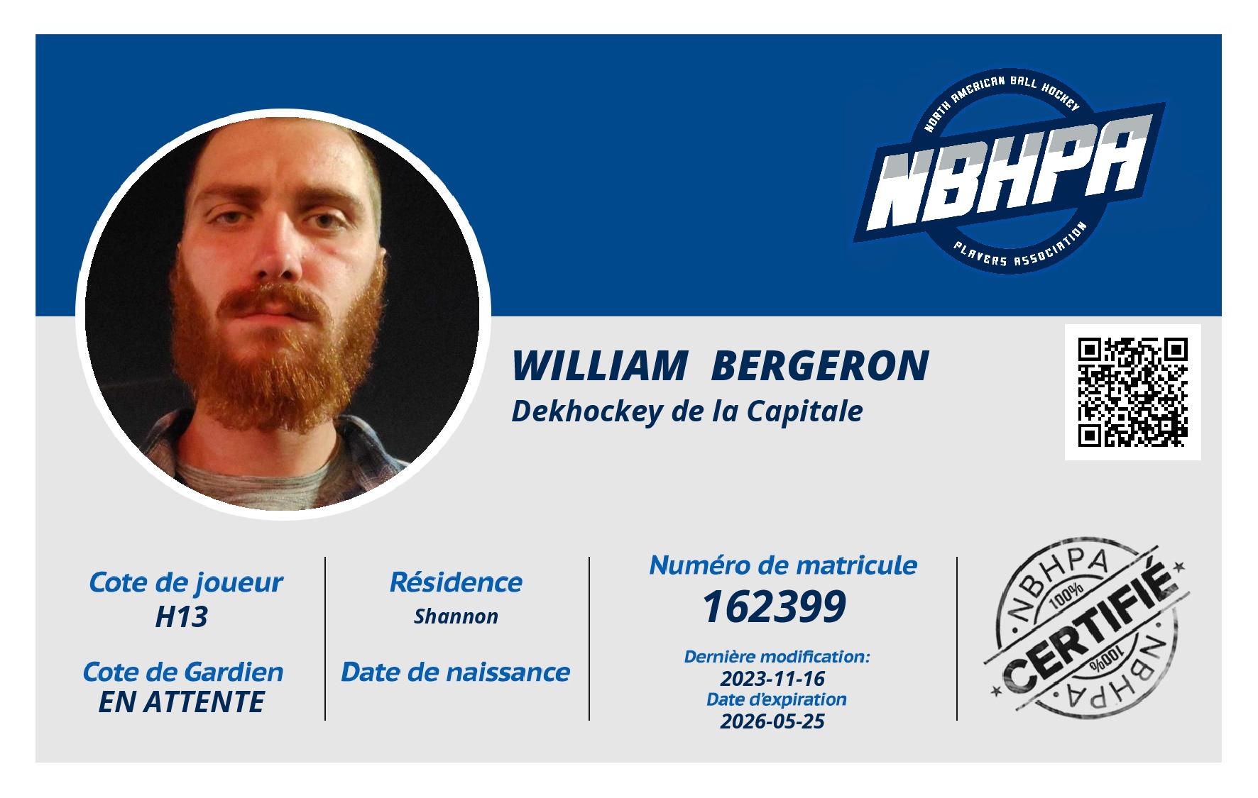 William  Bergeron