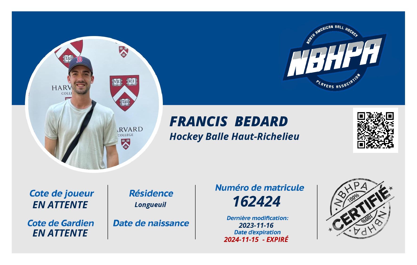 Francis  Bedard