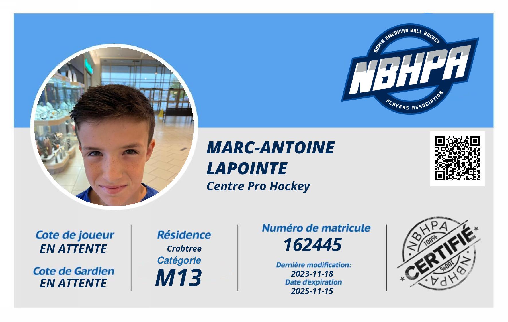 Marc-Antoine Lapointe
