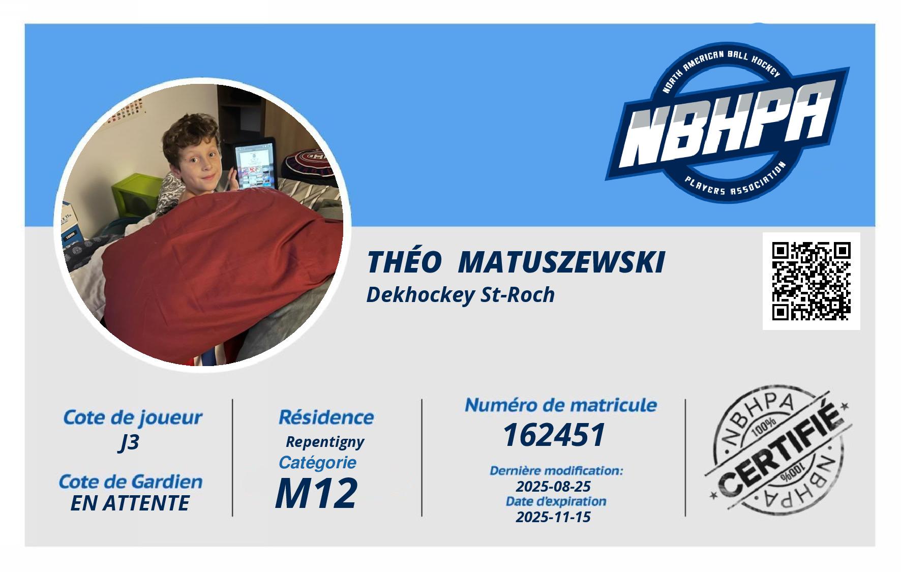Théo  Matuszewski