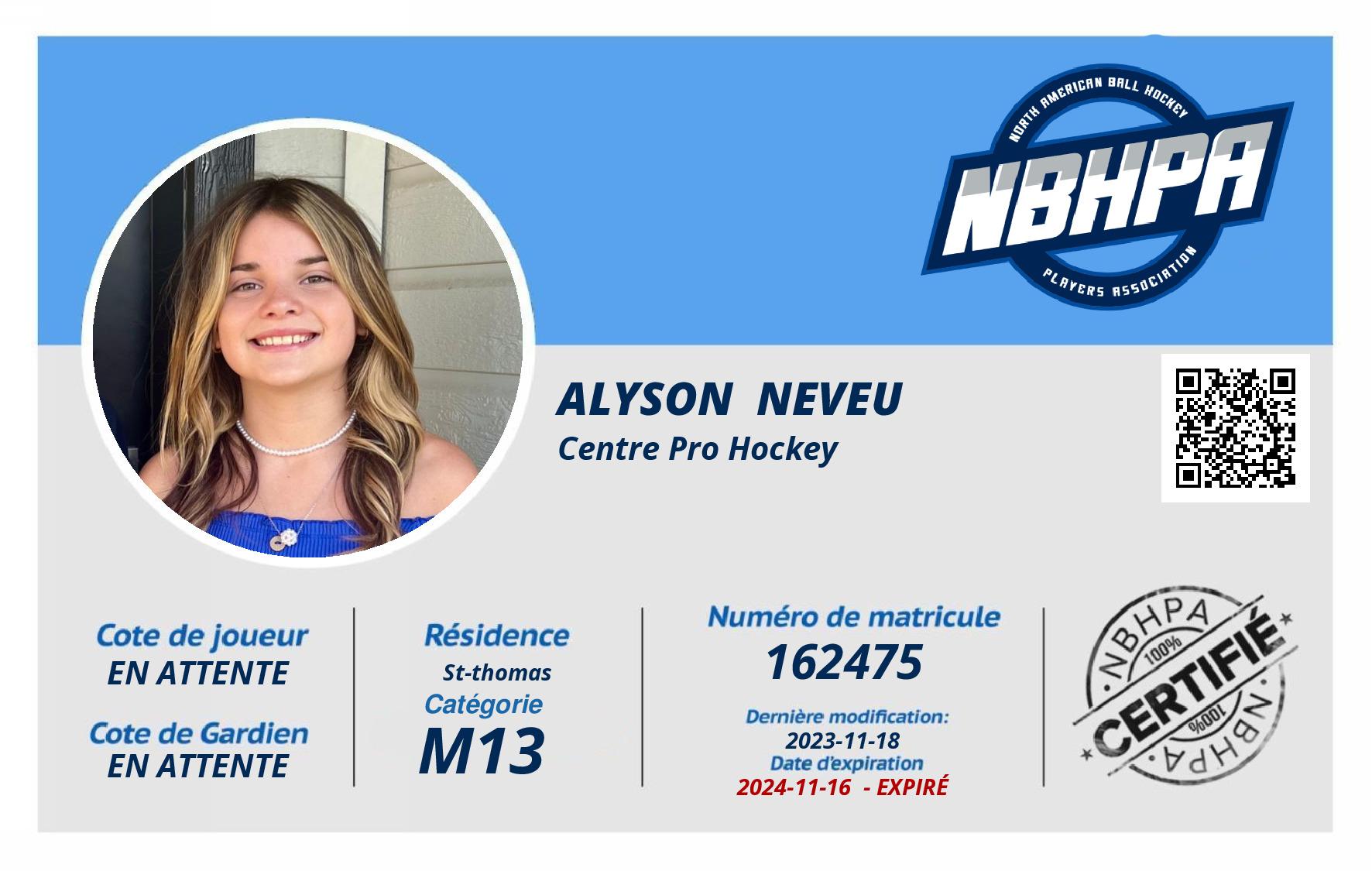 Alyson  Neveu