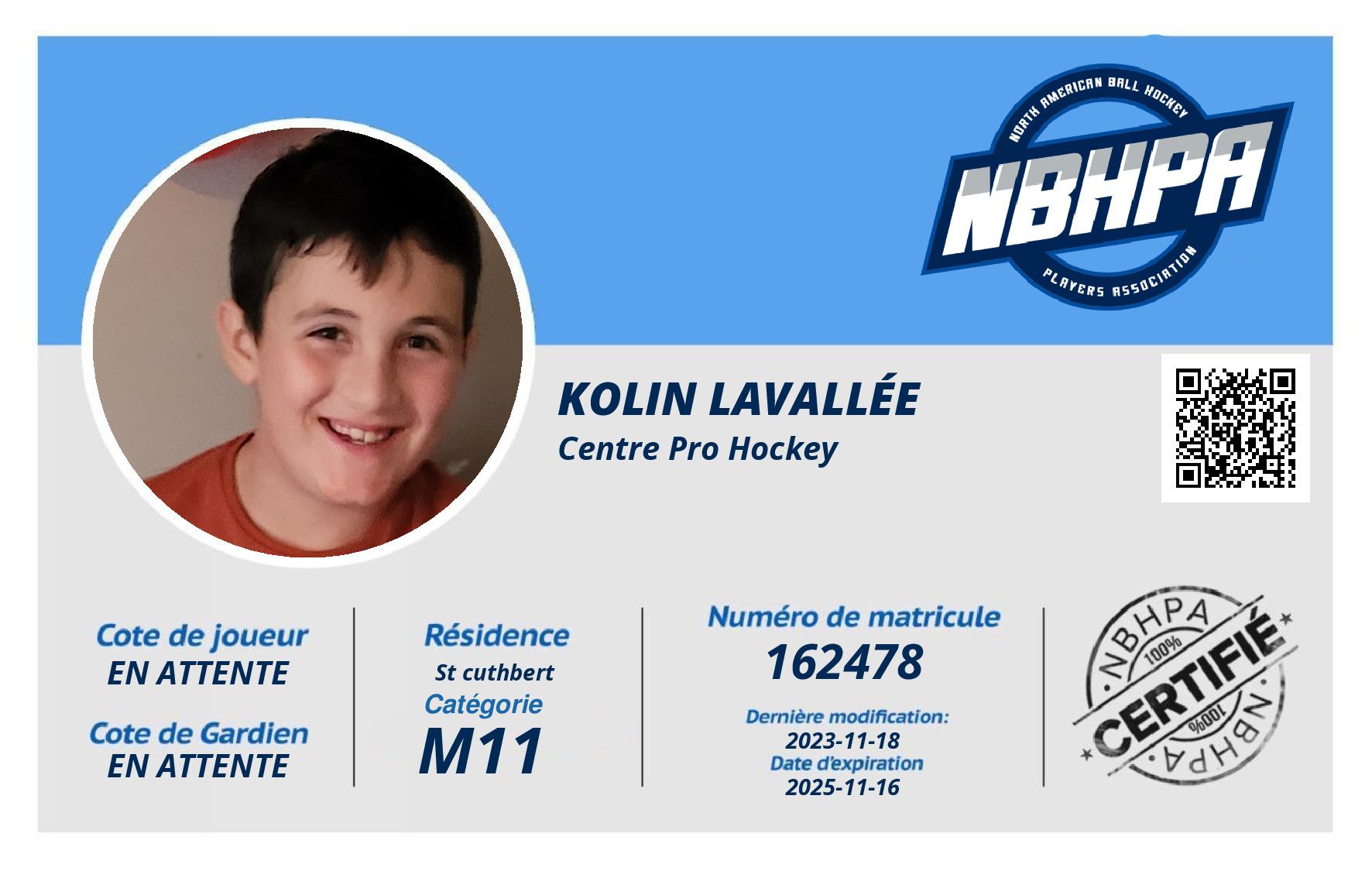 Kolin Lavallée 