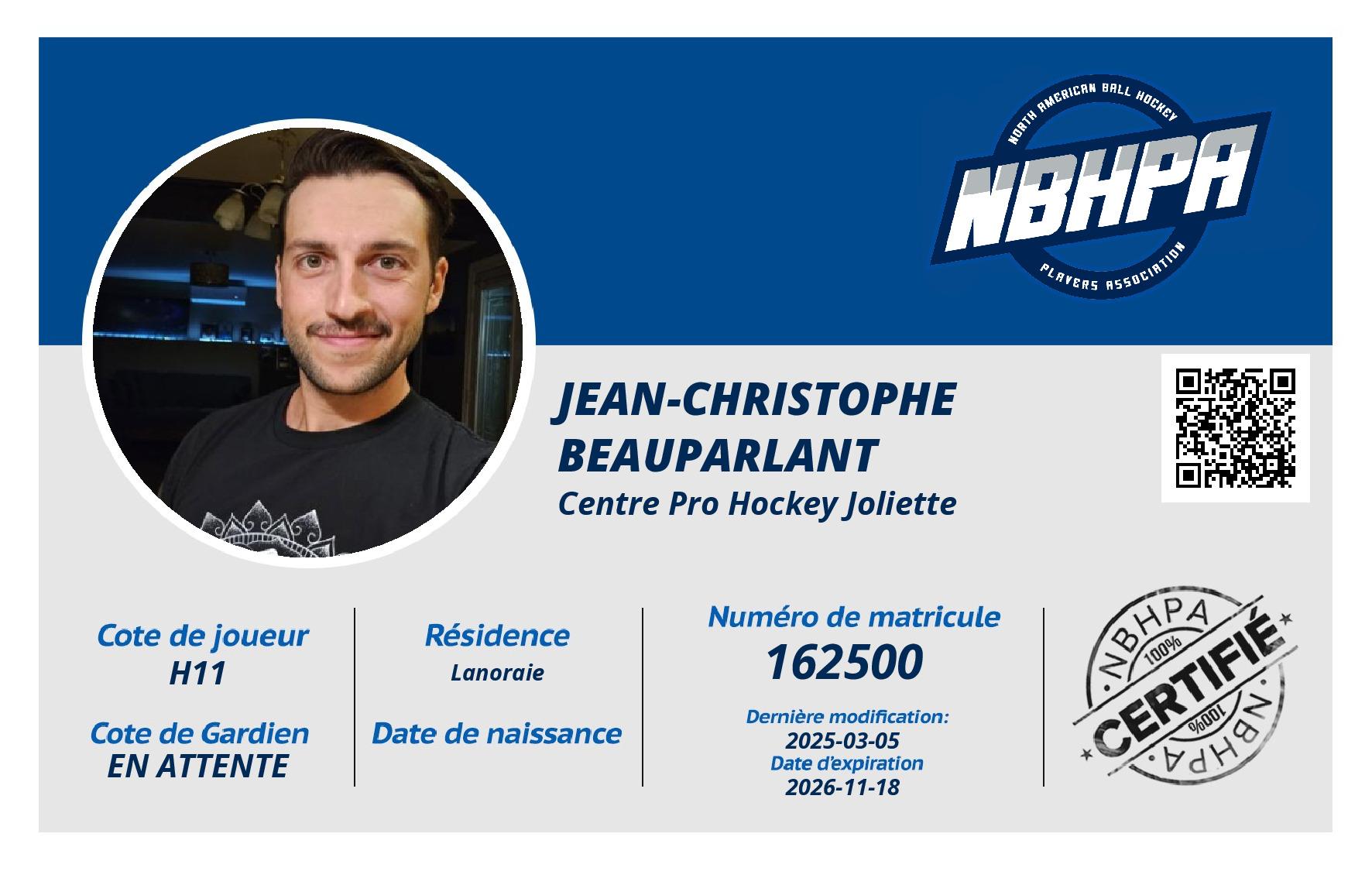 Jean-Christophe Beauparlant