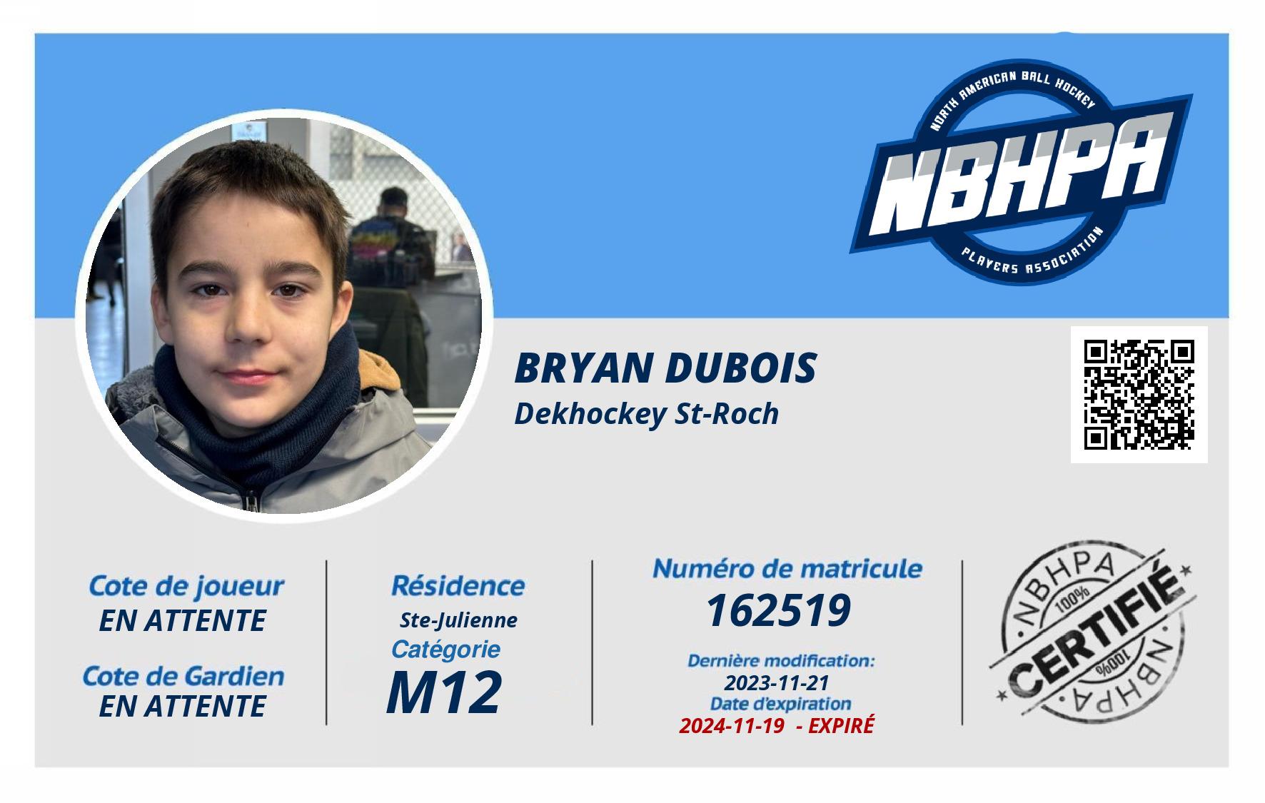 Bryan Dubois