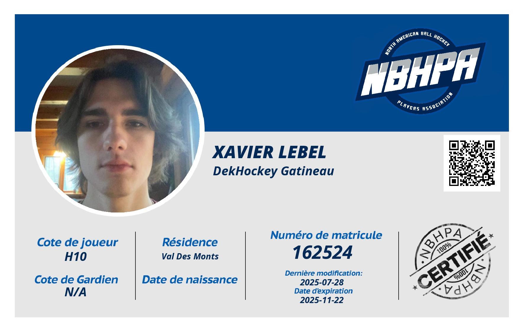 Xavier Lebel
