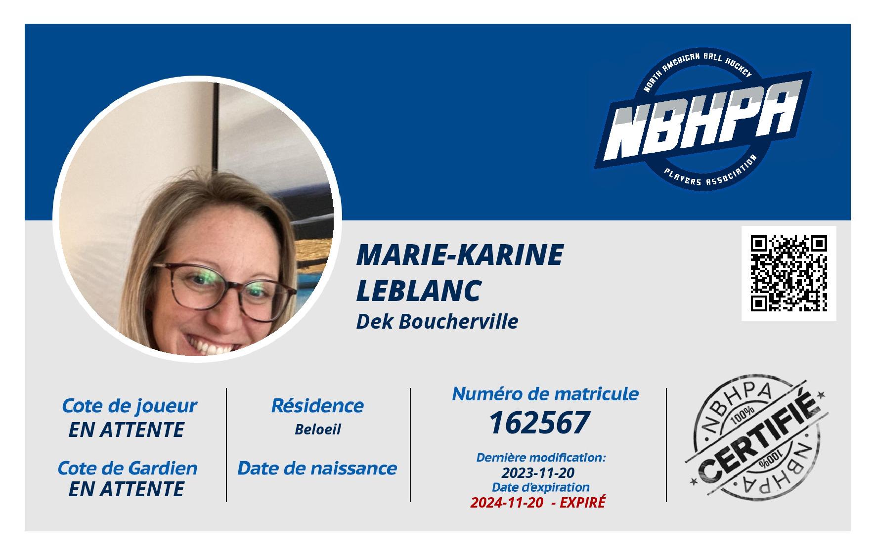 Marie-Karine Leblanc