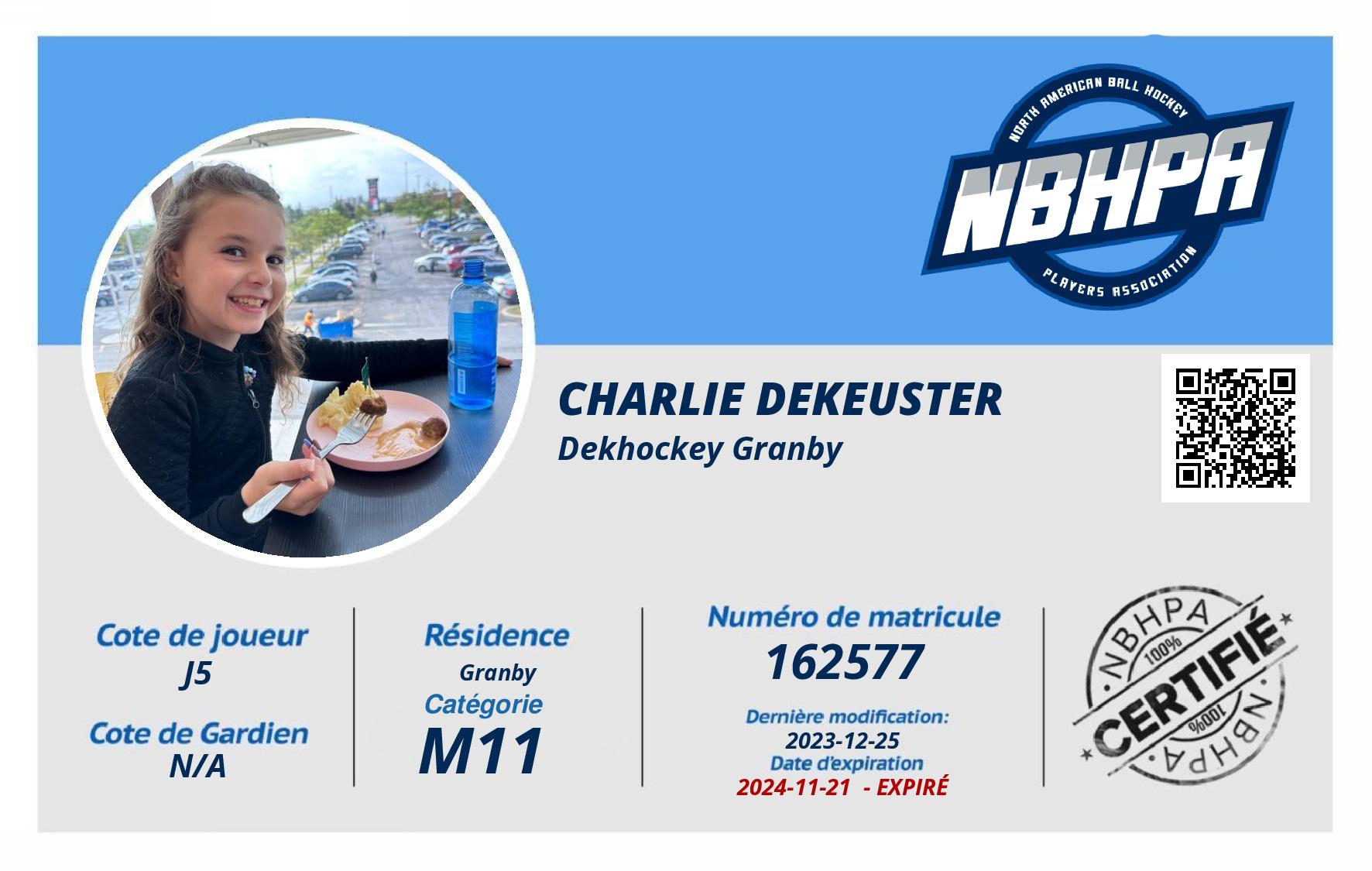 Charlie Dekeuster