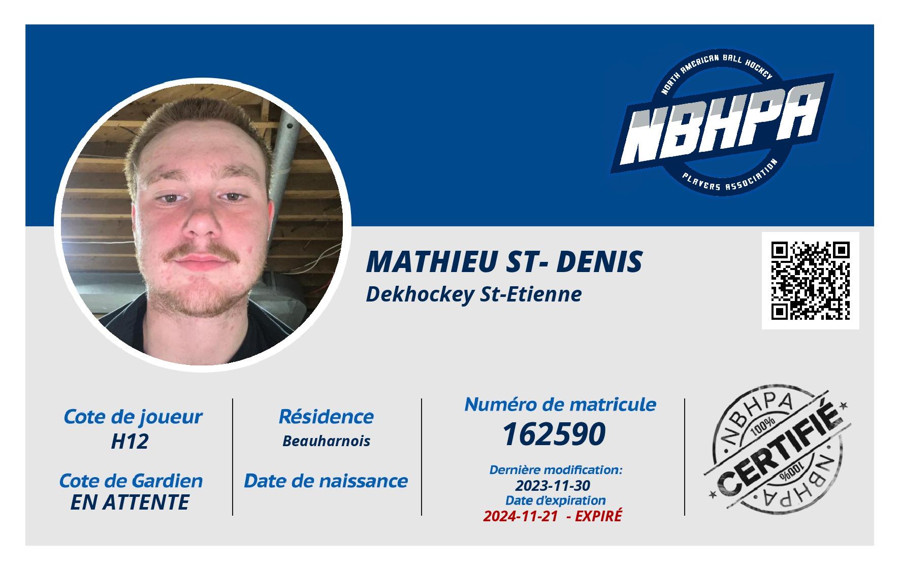 Mathieu St- Denis