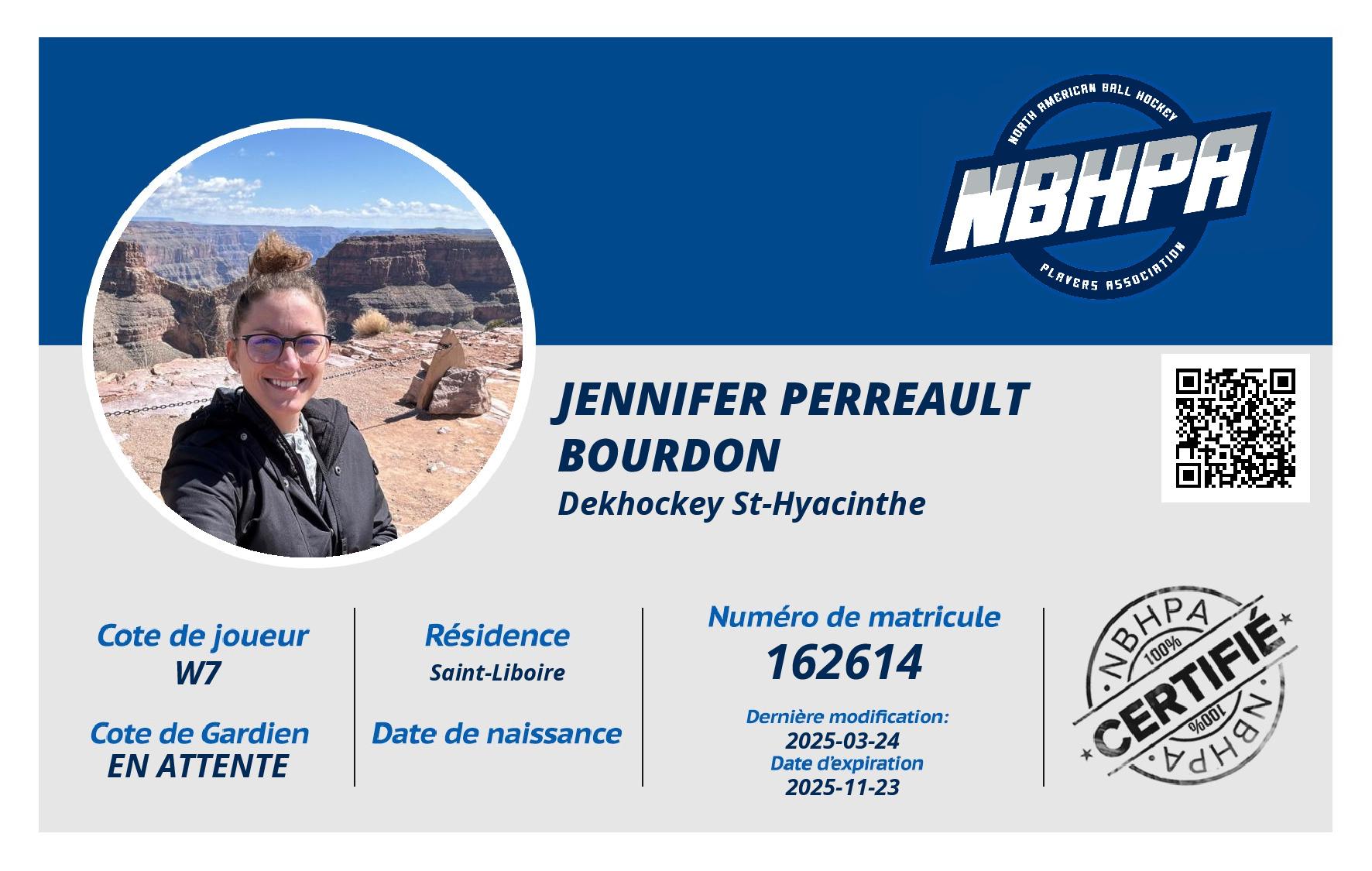 Jennifer Perreault Bourdon
