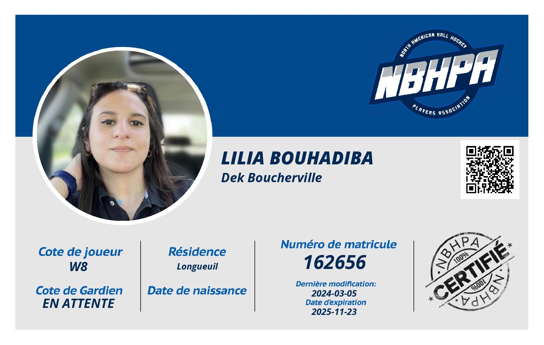 Lilia Bouhadiba