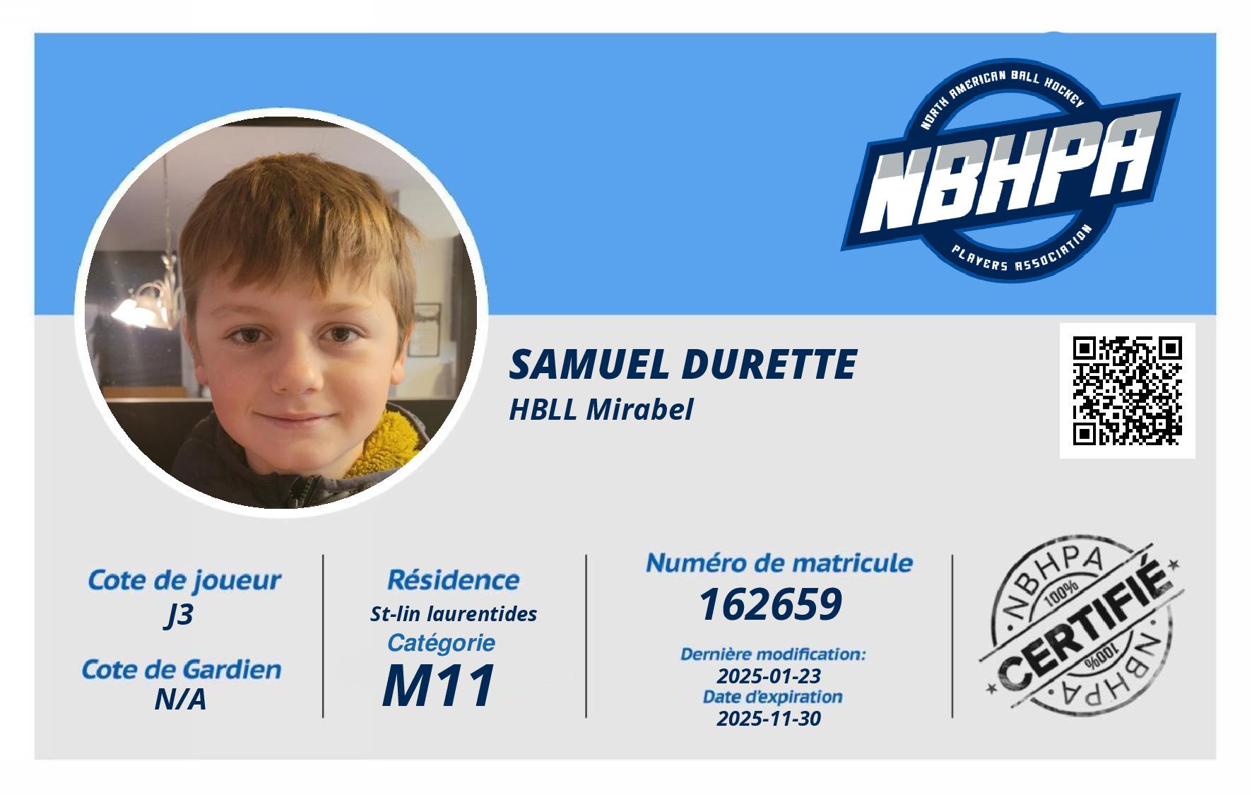 Samuel Durette