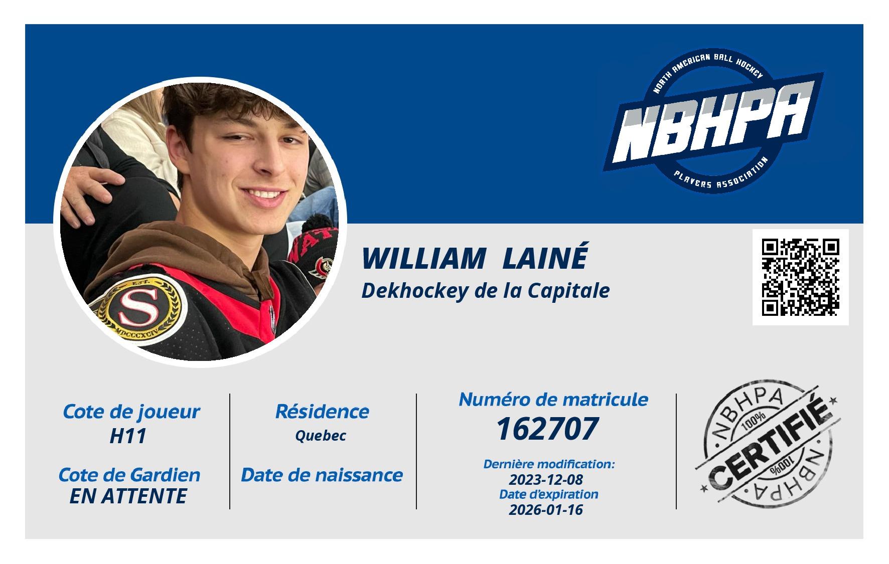 William  Lainé