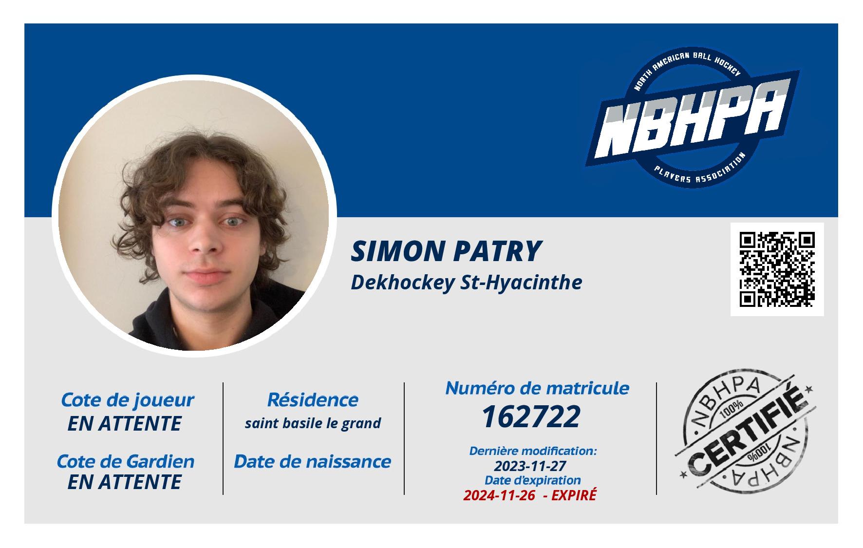 Simon Patry