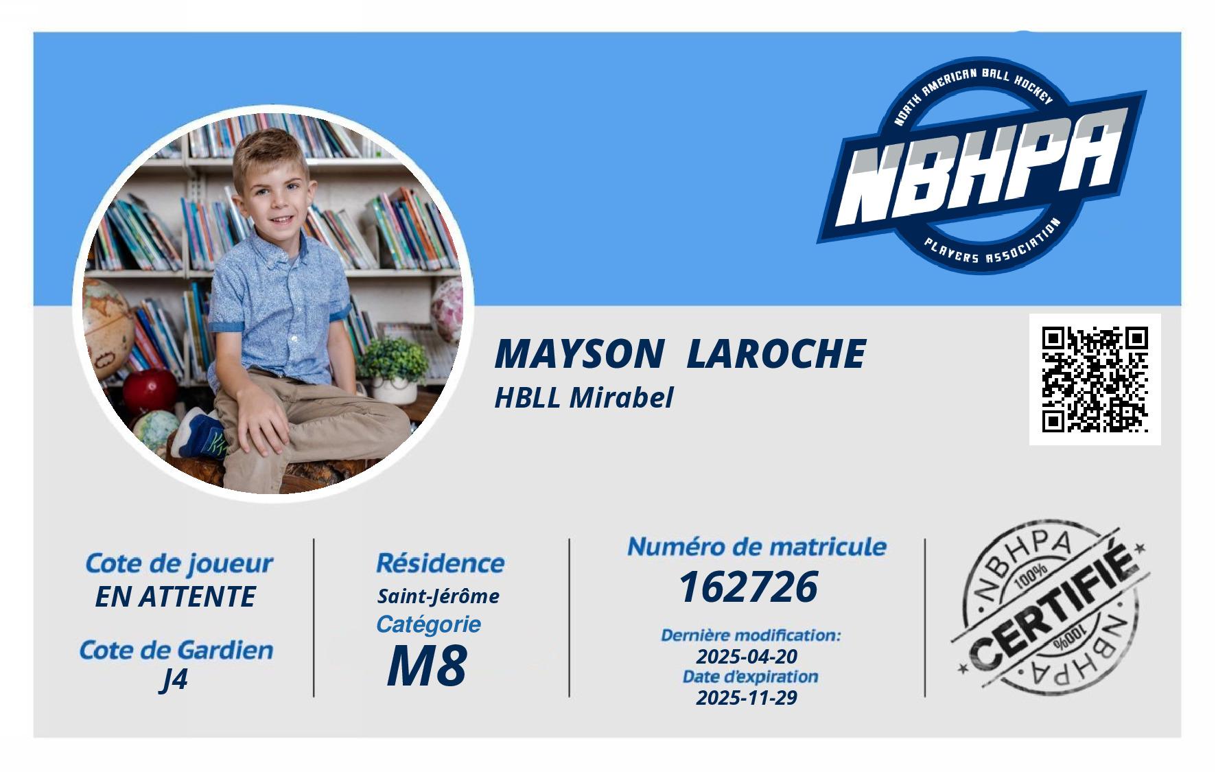 Mayson  Laroche